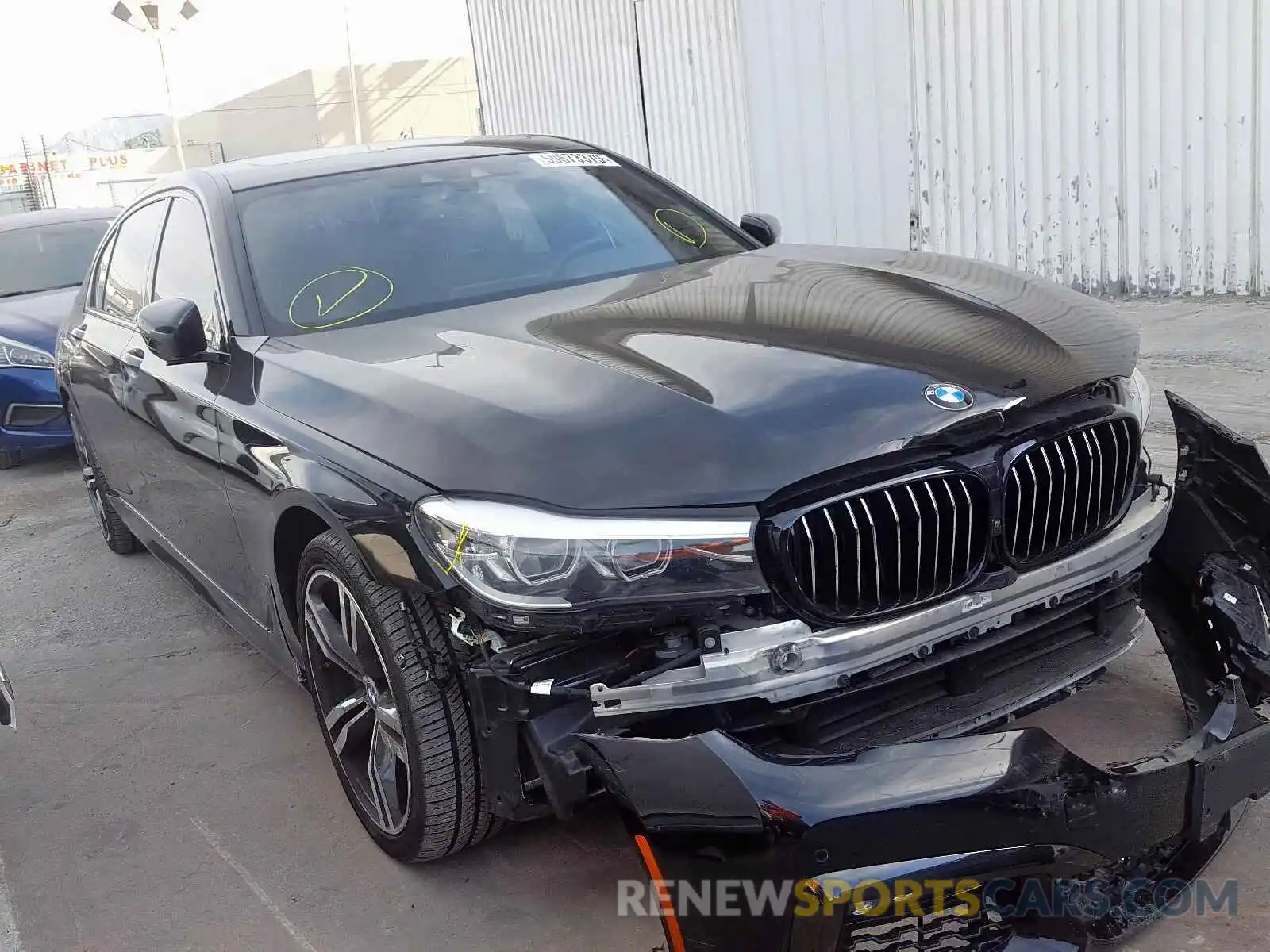 1 Photograph of a damaged car WBA7E2C59KB217120 BMW 7 SERIES 2019