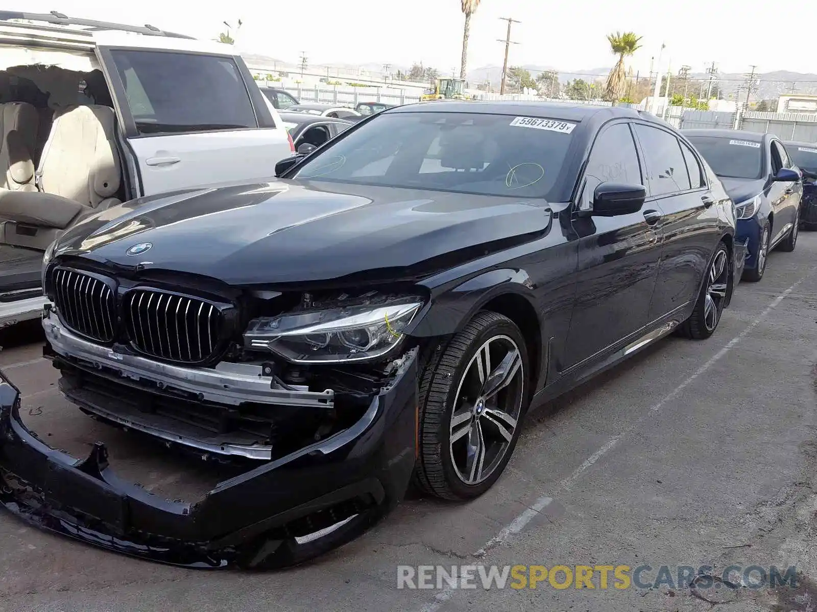 2 Photograph of a damaged car WBA7E2C59KB217120 BMW 7 SERIES 2019