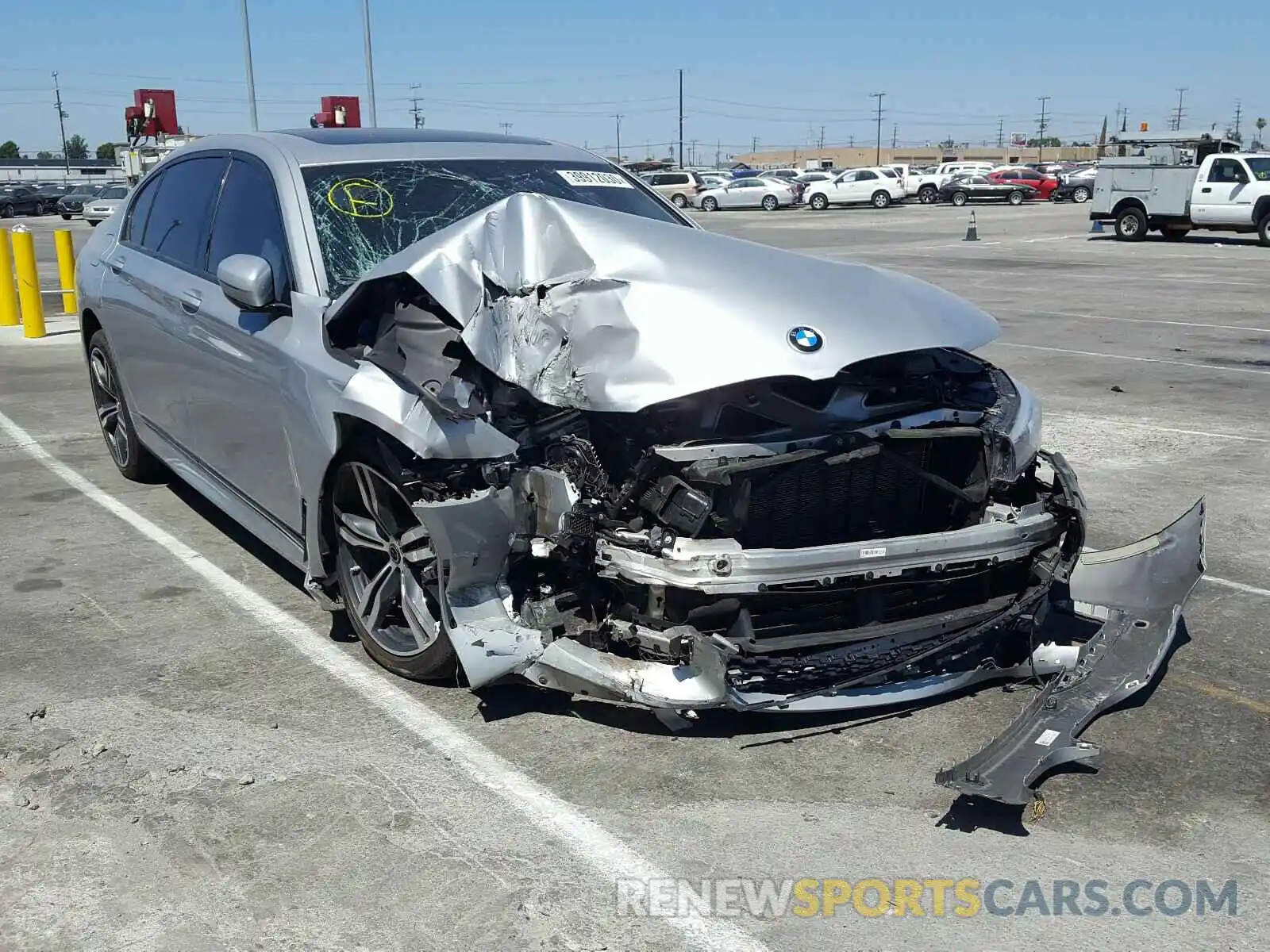 1 Photograph of a damaged car WBA7E2C59KB454142 BMW 7 SERIES 2019