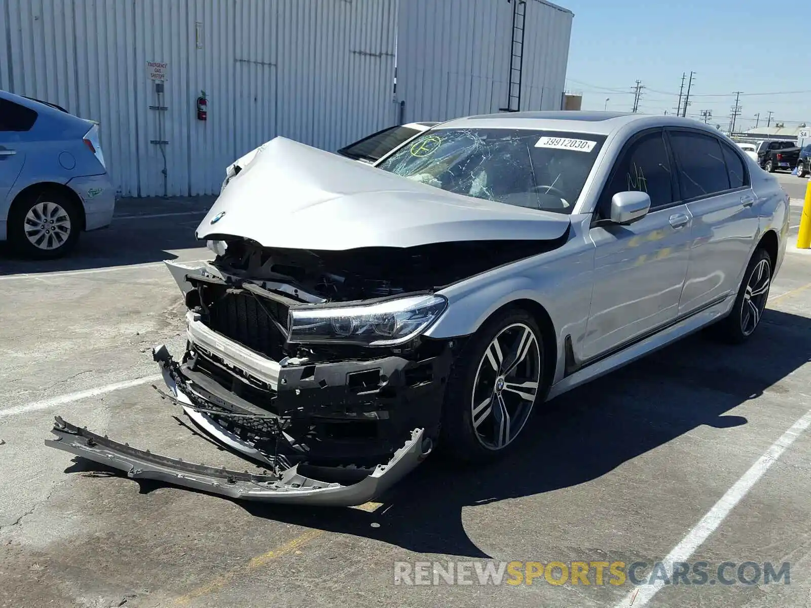 2 Photograph of a damaged car WBA7E2C59KB454142 BMW 7 SERIES 2019