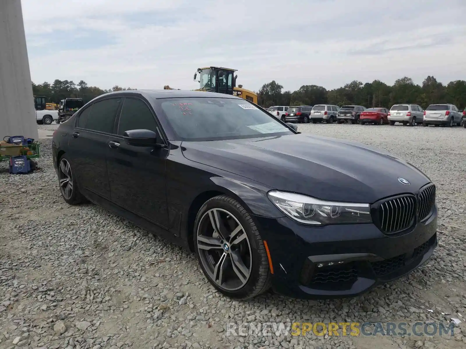 1 Photograph of a damaged car WBA7E2C59KB454383 BMW 7 SERIES 2019