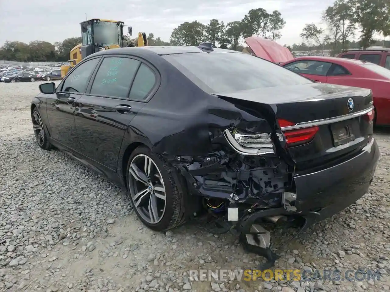 3 Photograph of a damaged car WBA7E2C59KB454383 BMW 7 SERIES 2019