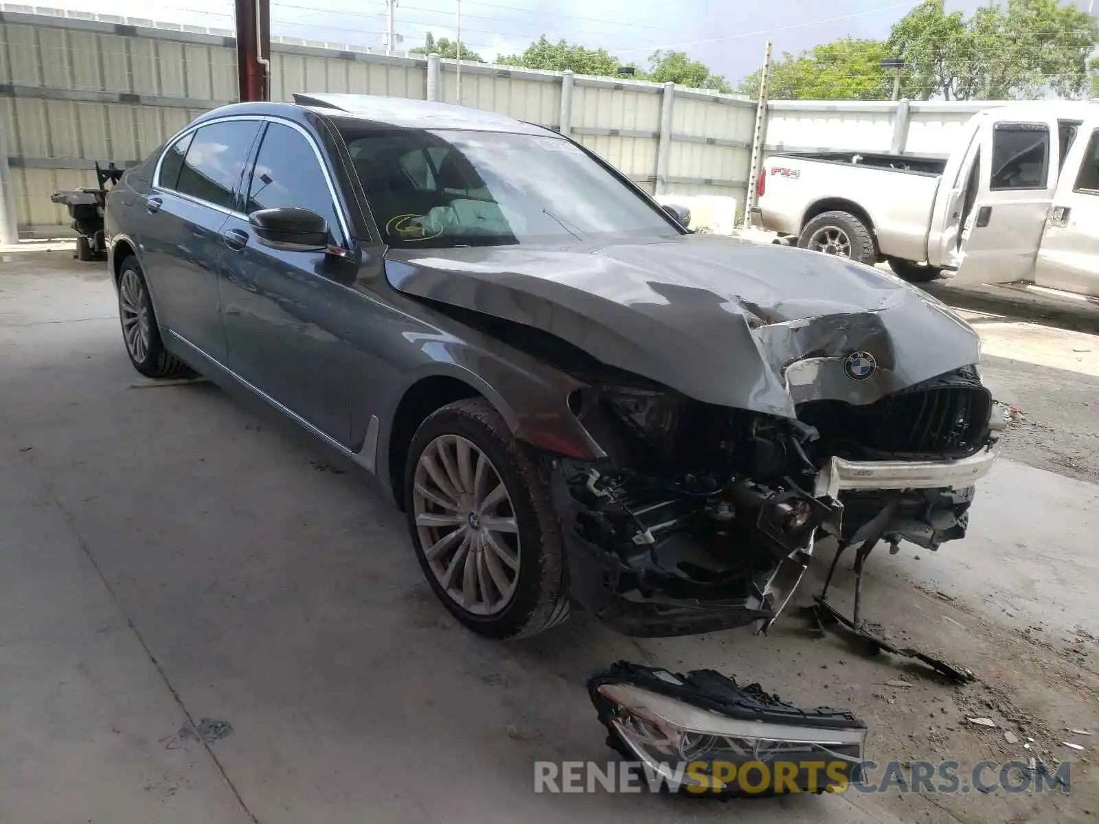 1 Photograph of a damaged car WBA7E2C59KB454545 BMW 7 SERIES 2019