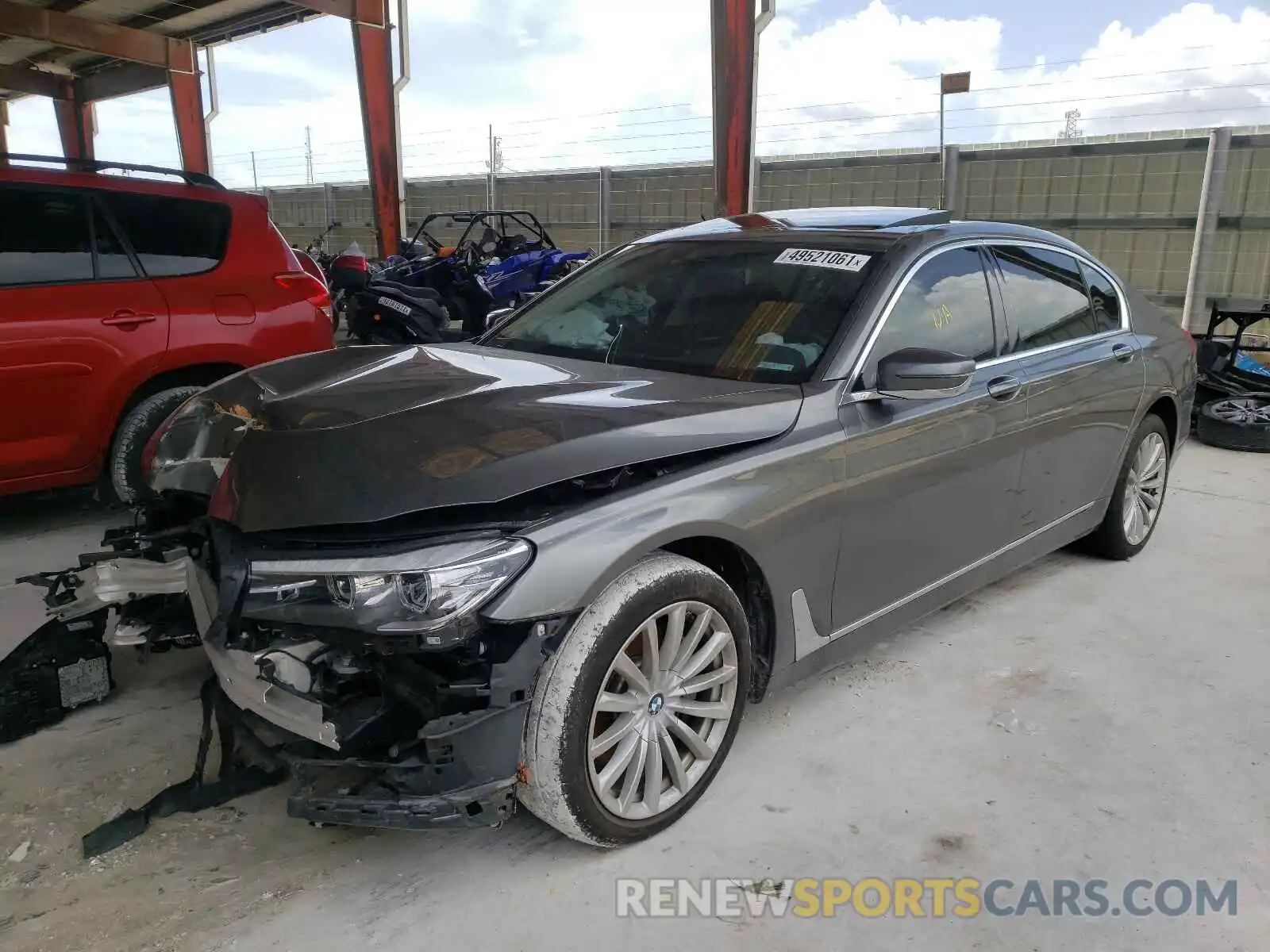 2 Photograph of a damaged car WBA7E2C59KB454545 BMW 7 SERIES 2019