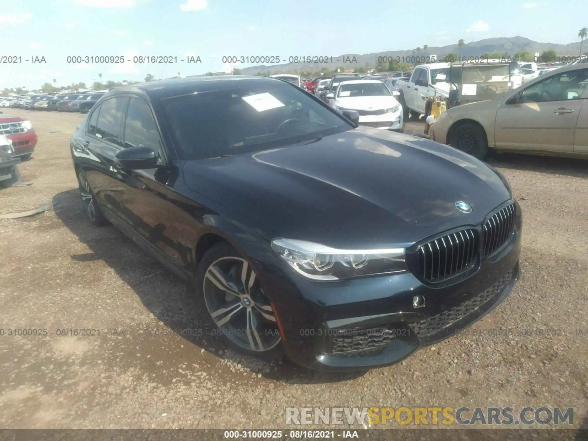 1 Photograph of a damaged car WBA7E2C5XKB217739 BMW 7 SERIES 2019