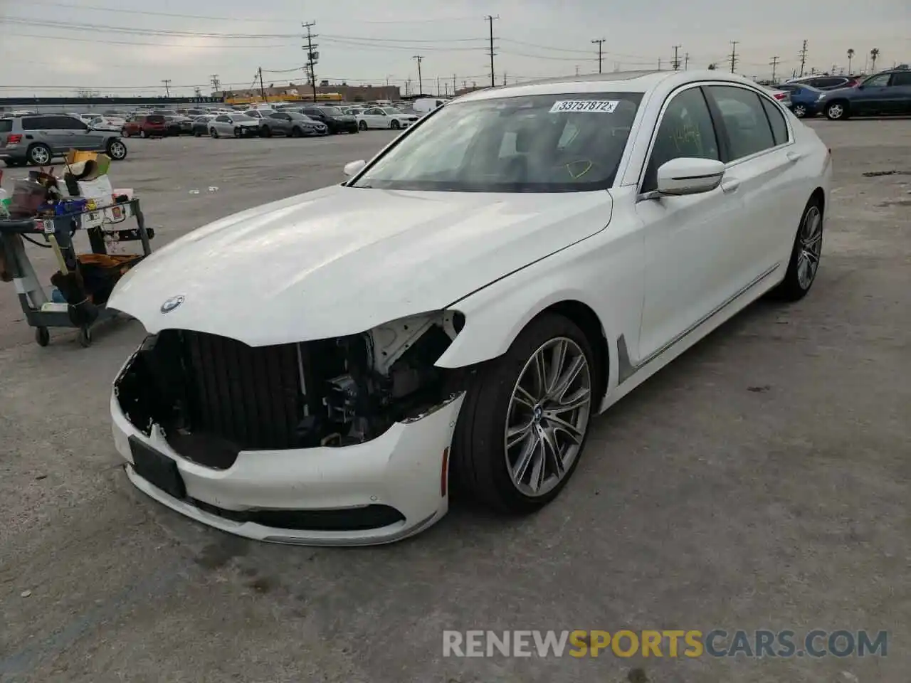 2 Photograph of a damaged car WBA7E2C5XKB454411 BMW 7 SERIES 2019