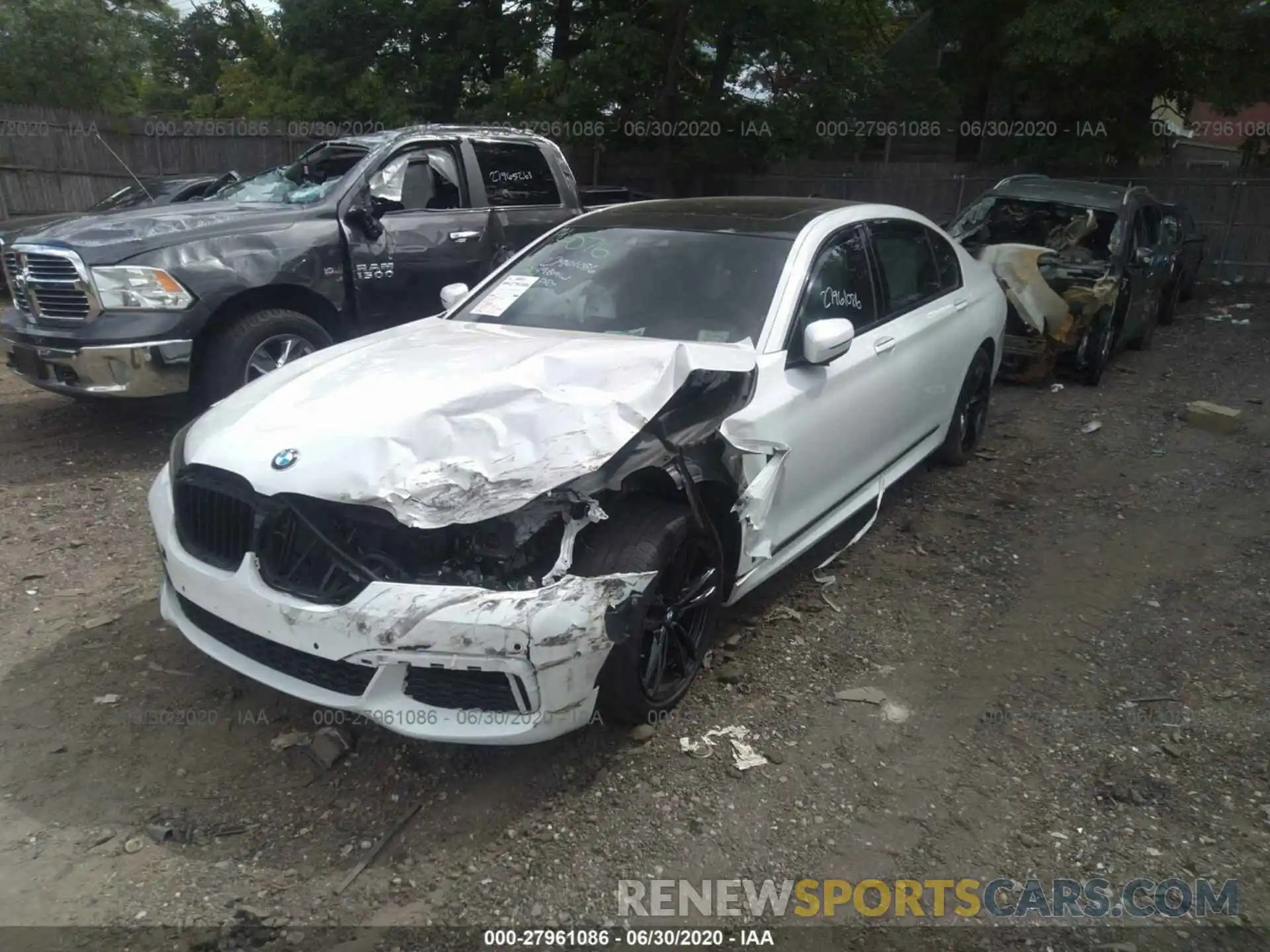 6 Фотография поврежденного автомобиля WBA7E4C50KGV28479 BMW 7 SERIES 2019