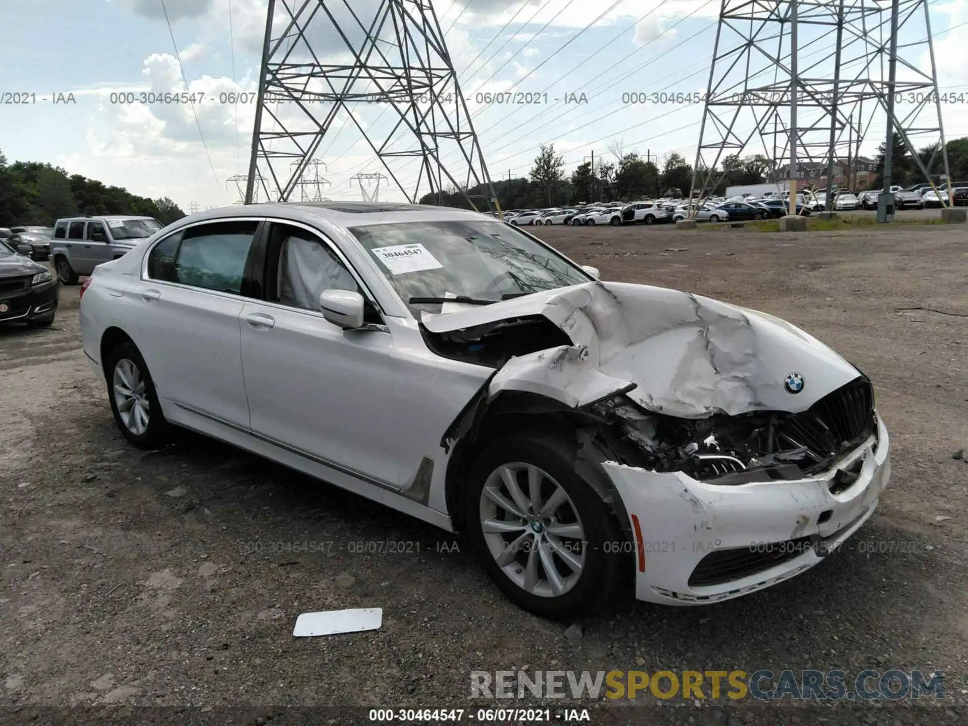 1 Photograph of a damaged car WBA7E4C51KGV28605 BMW 7 SERIES 2019