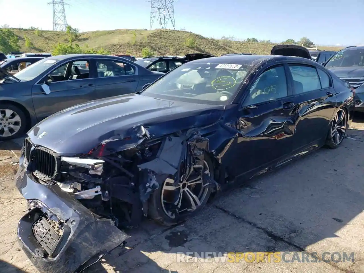 2 Photograph of a damaged car WBA7E4C51KGV69977 BMW 7 SERIES 2019