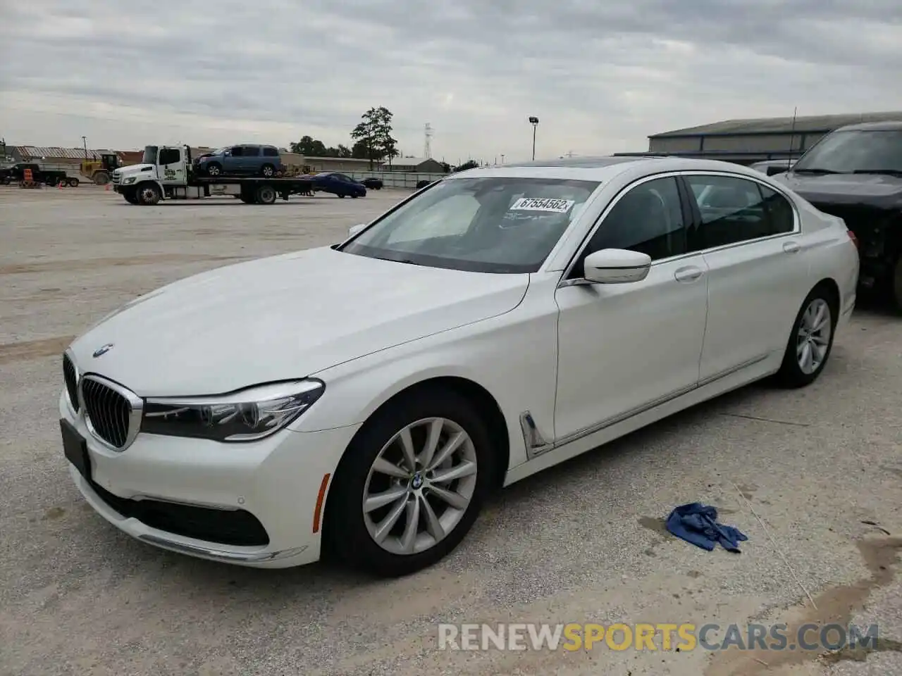 1 Photograph of a damaged car WBA7E4C55KGV28820 BMW 7 SERIES 2019