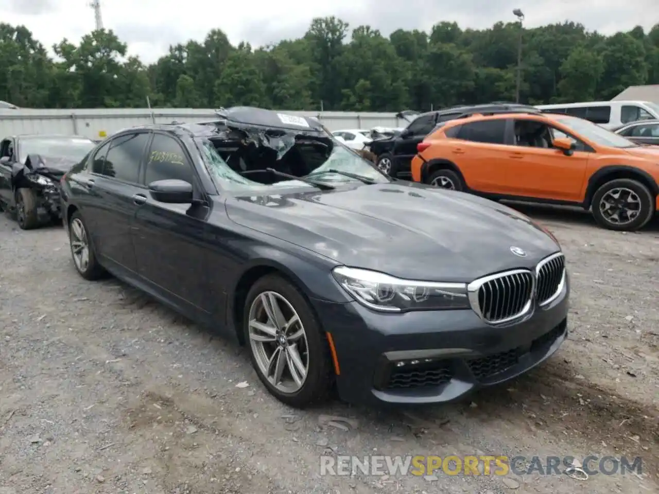 1 Photograph of a damaged car WBA7E4C55KGV70050 BMW 7 SERIES 2019