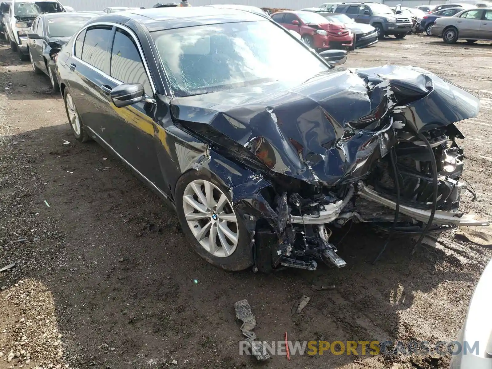 1 Photograph of a damaged car WBA7E4C56KGV28454 BMW 7 SERIES 2019