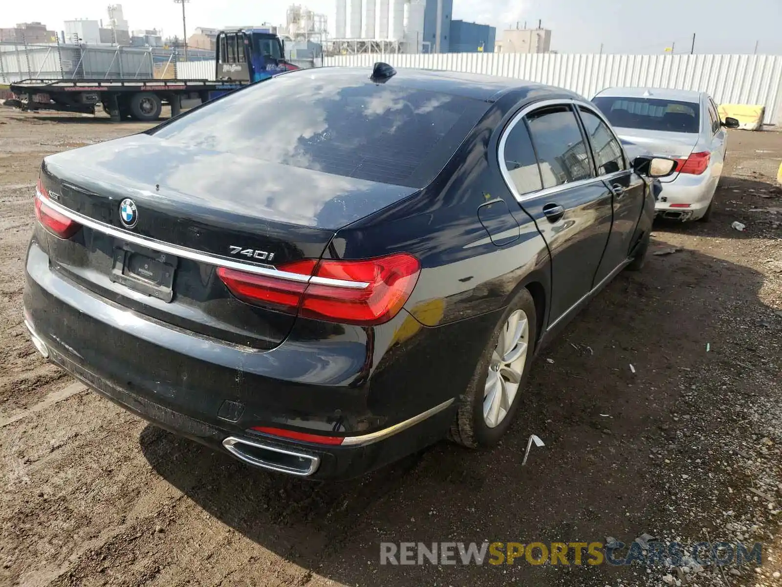 4 Фотография поврежденного автомобиля WBA7E4C56KGV28454 BMW 7 SERIES 2019