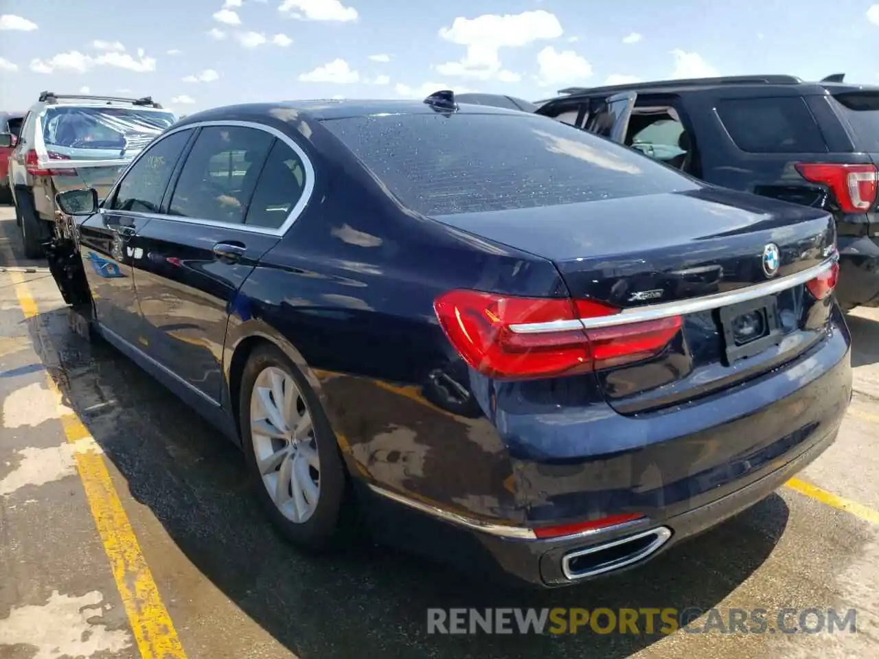 3 Photograph of a damaged car WBA7E4C57KGV28267 BMW 7 SERIES 2019