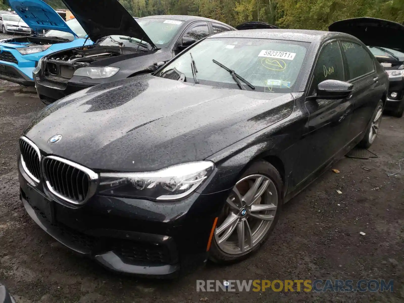 2 Photograph of a damaged car WBA7E4C58KGV28844 BMW 7 SERIES 2019