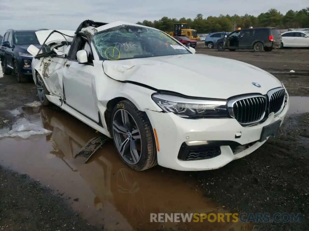 1 Photograph of a damaged car WBA7E4C59KGV70410 BMW 7 SERIES 2019