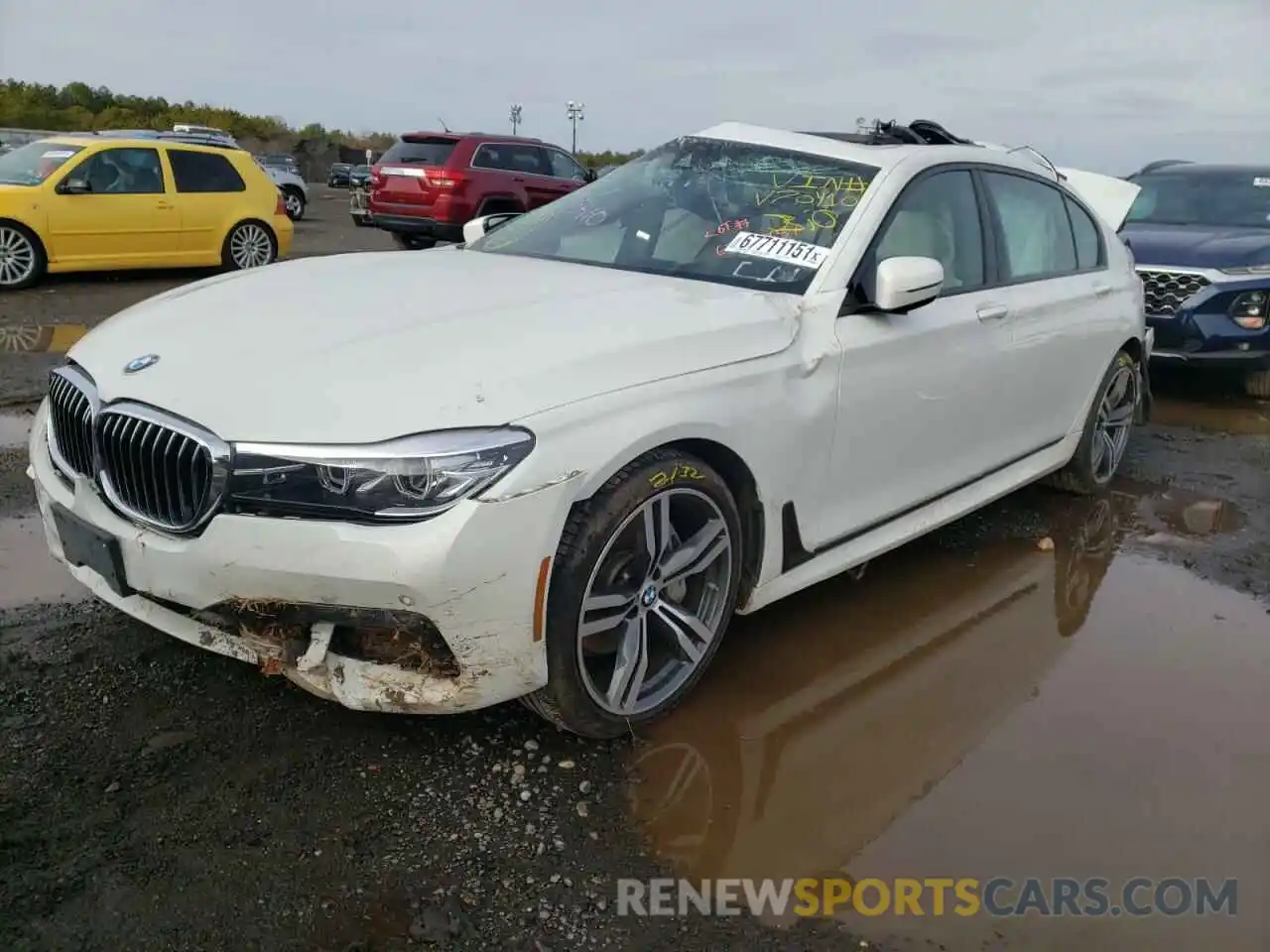 2 Photograph of a damaged car WBA7E4C59KGV70410 BMW 7 SERIES 2019