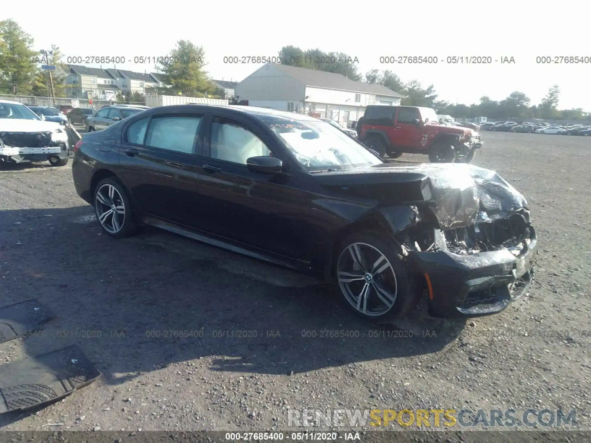 1 Photograph of a damaged car WBA7E4C59KGV70522 BMW 7 SERIES 2019