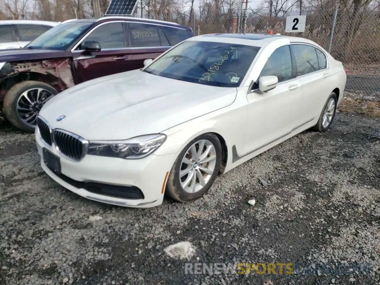 2 Photograph of a damaged car WBA7E4C5XKGV28523 BMW 7 SERIES 2019