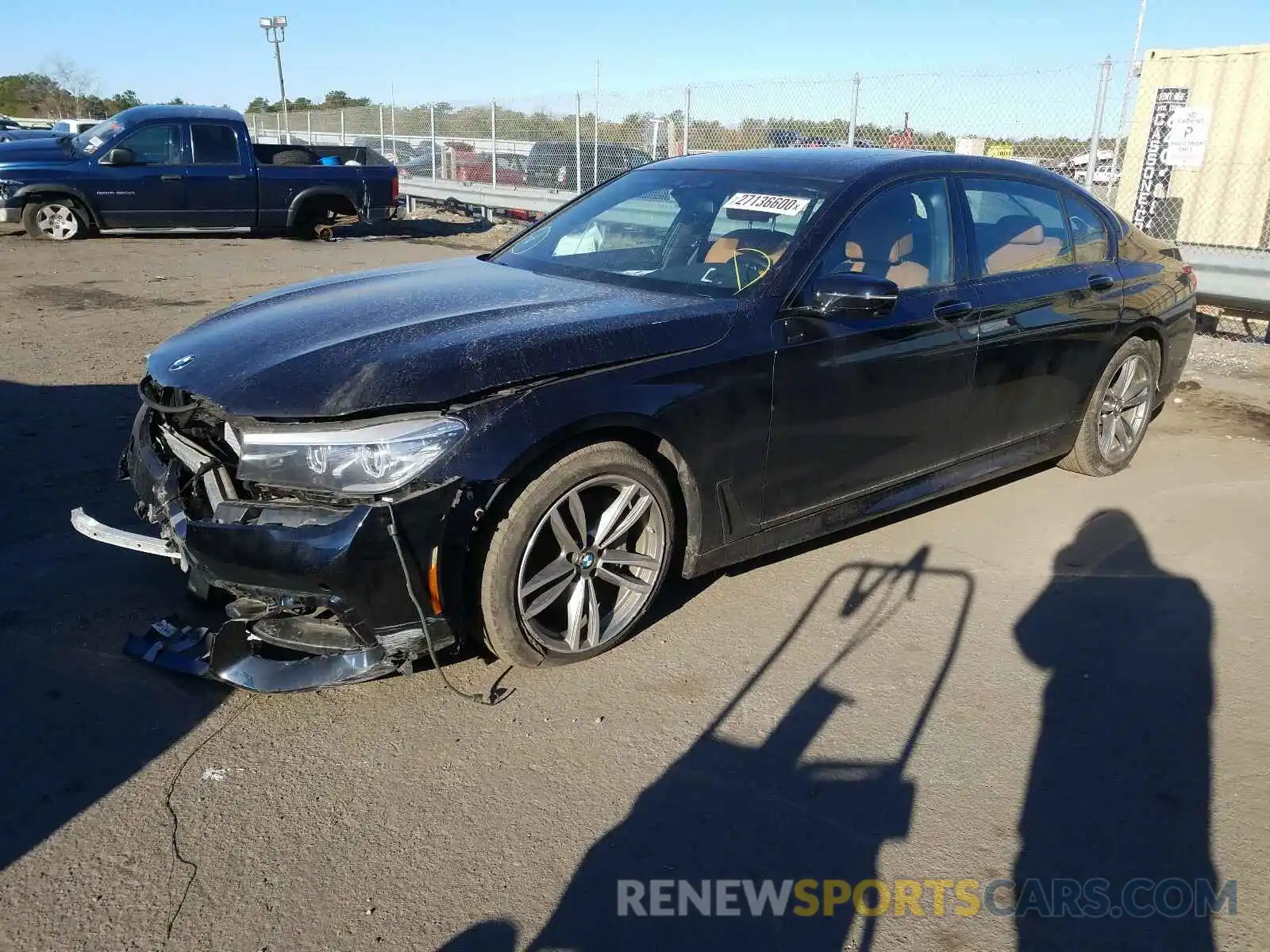 2 Photograph of a damaged car WBA7E4C5XKGV28716 BMW 7 SERIES 2019