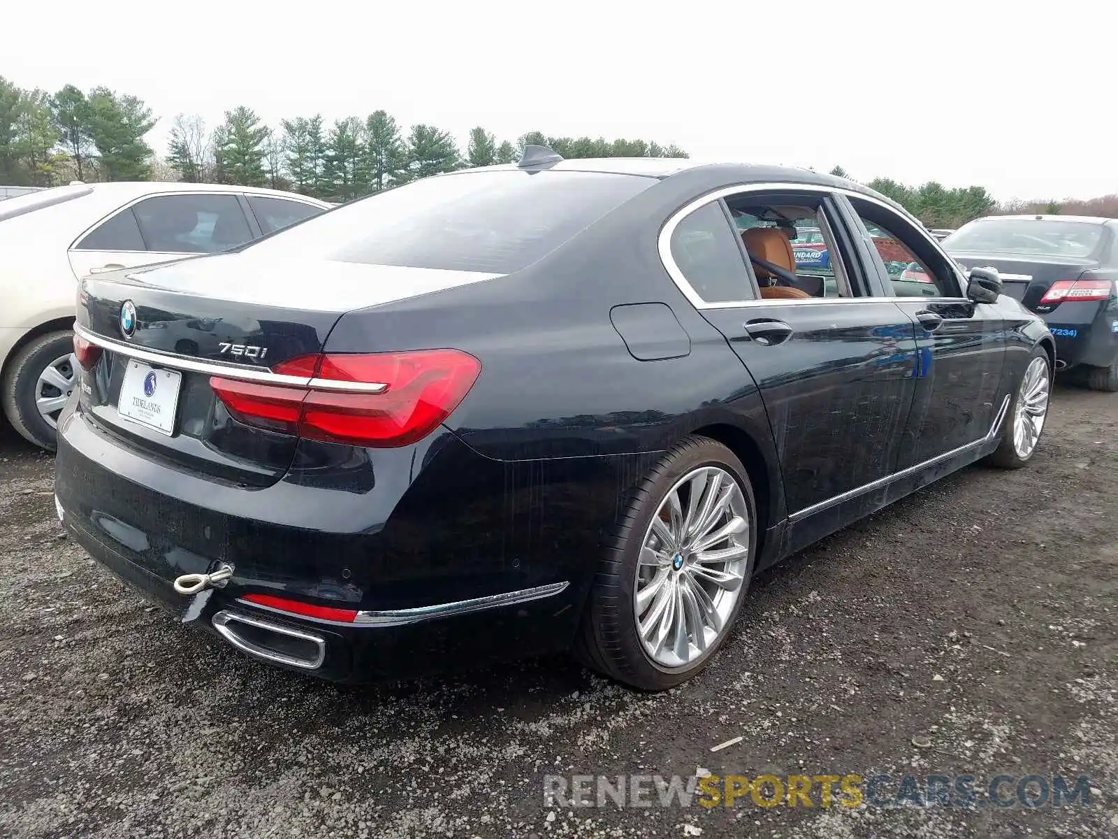 4 Фотография поврежденного автомобиля WBA7F0C50KGM24466 BMW 7 SERIES 2019