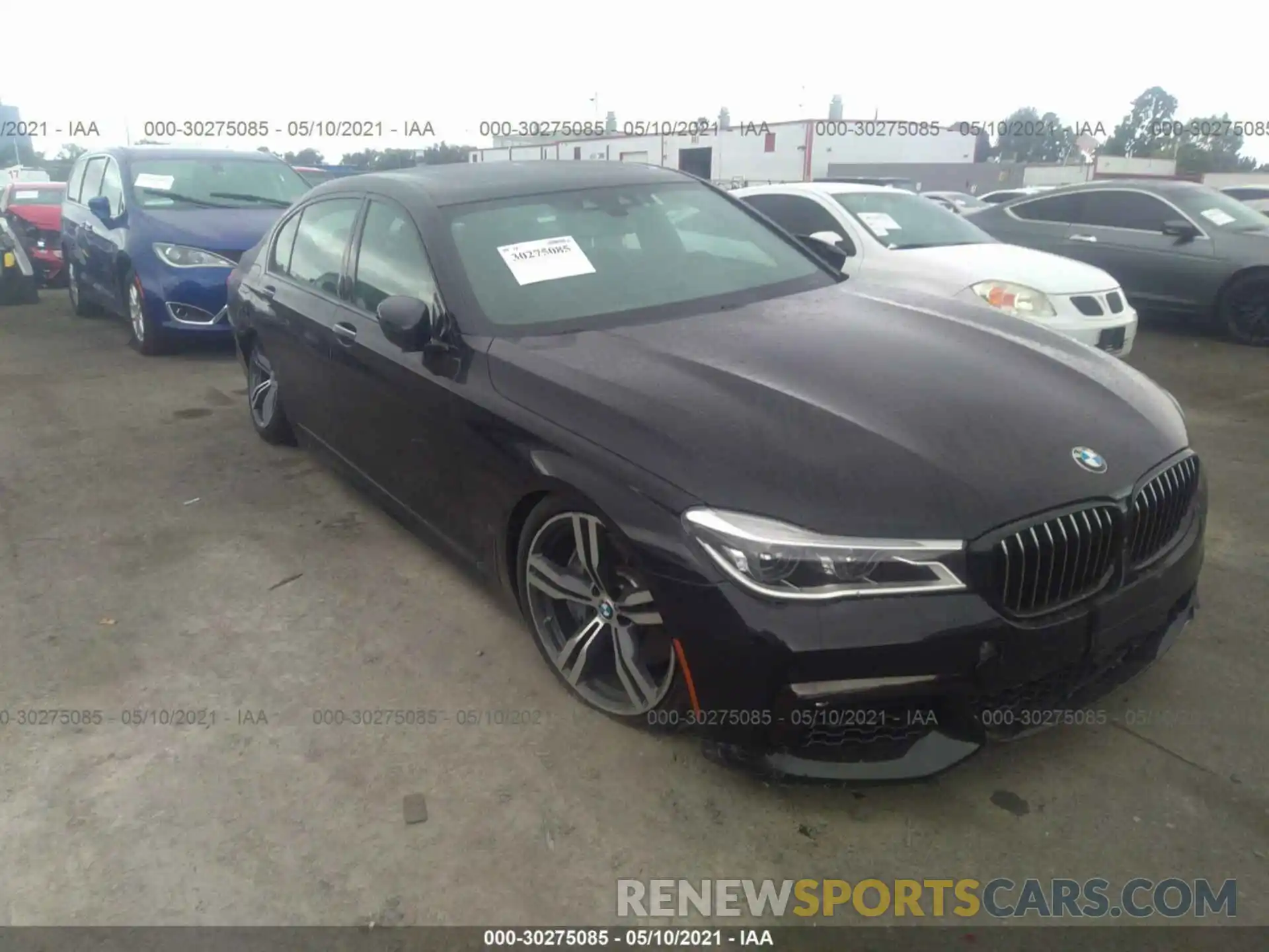 1 Photograph of a damaged car WBA7F0C50KGM25536 BMW 7 SERIES 2019