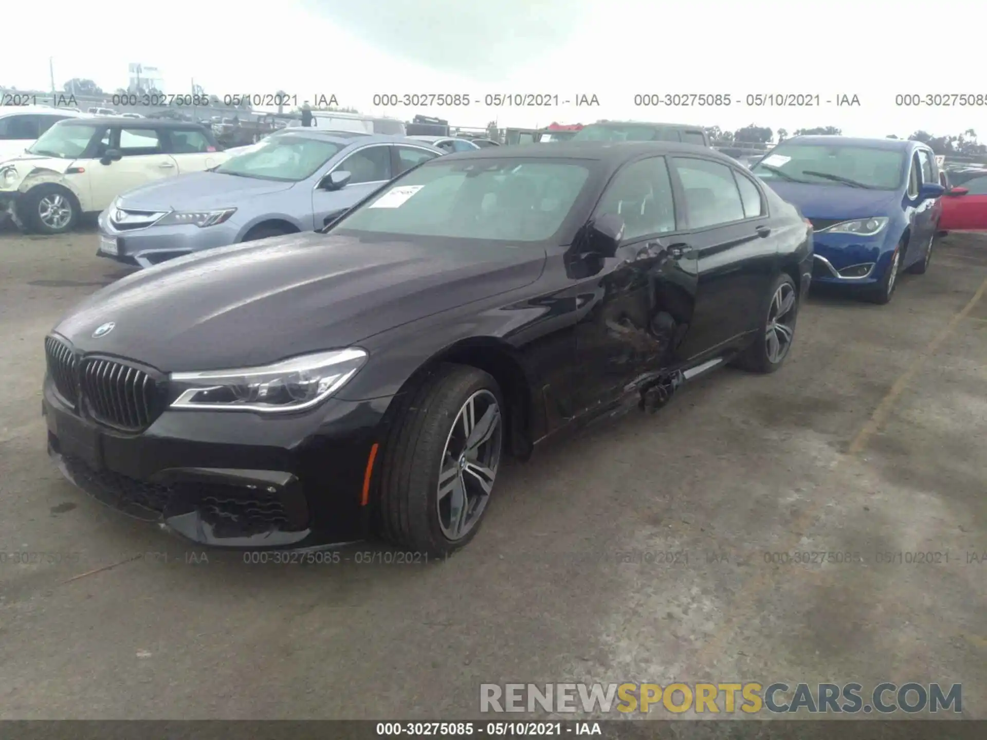 2 Photograph of a damaged car WBA7F0C50KGM25536 BMW 7 SERIES 2019