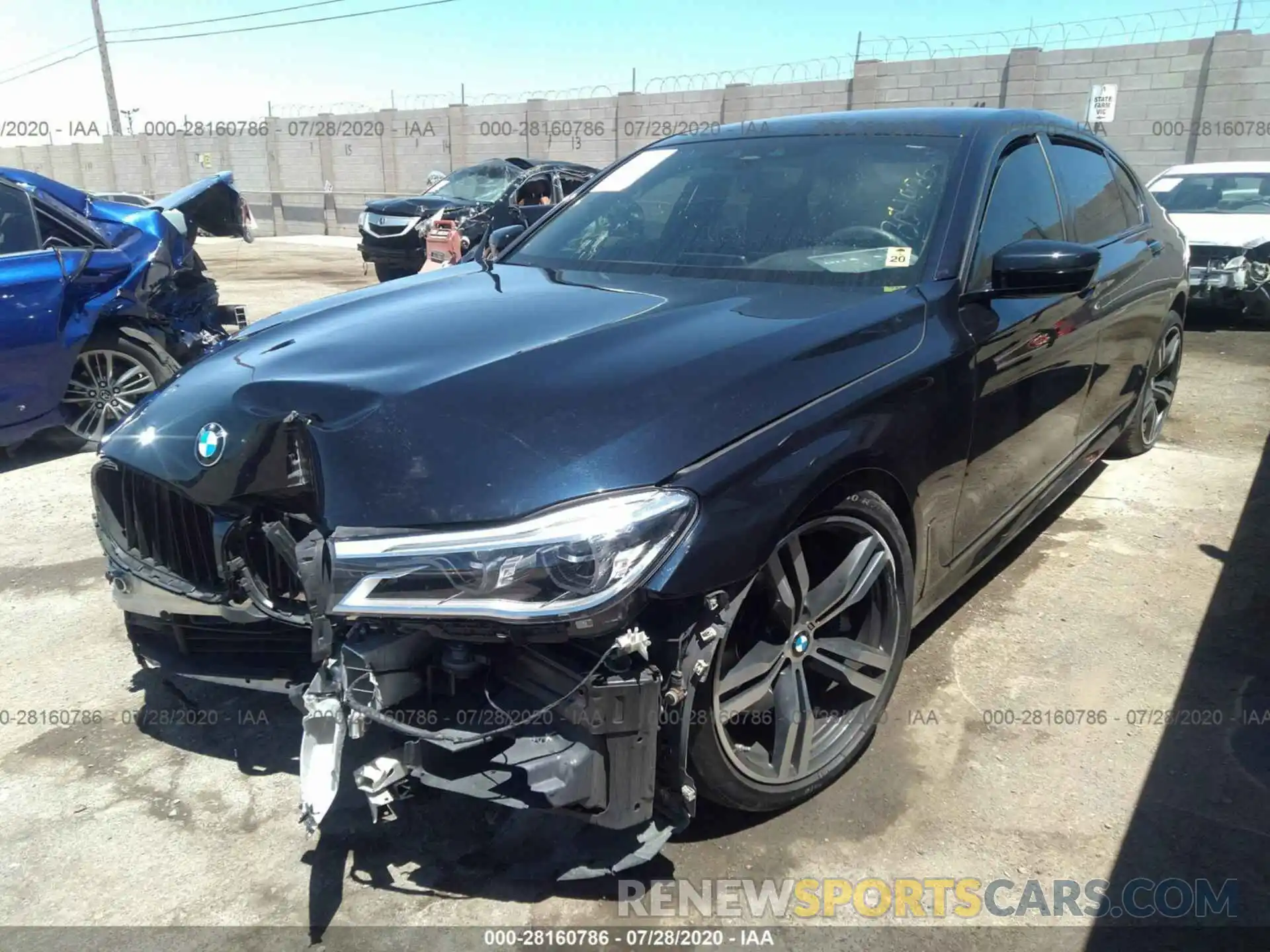 2 Photograph of a damaged car WBA7F0C51KGM25125 BMW 7 SERIES 2019