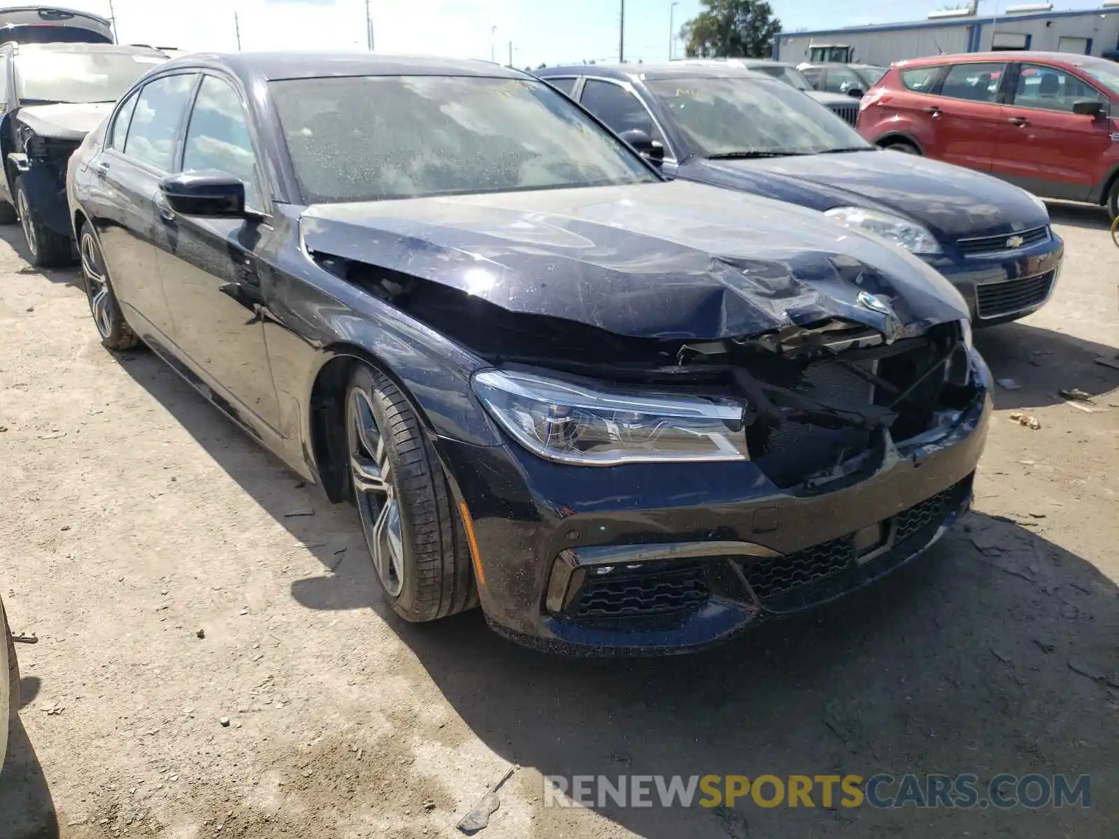 1 Photograph of a damaged car WBA7F0C53KGM25000 BMW 7 SERIES 2019