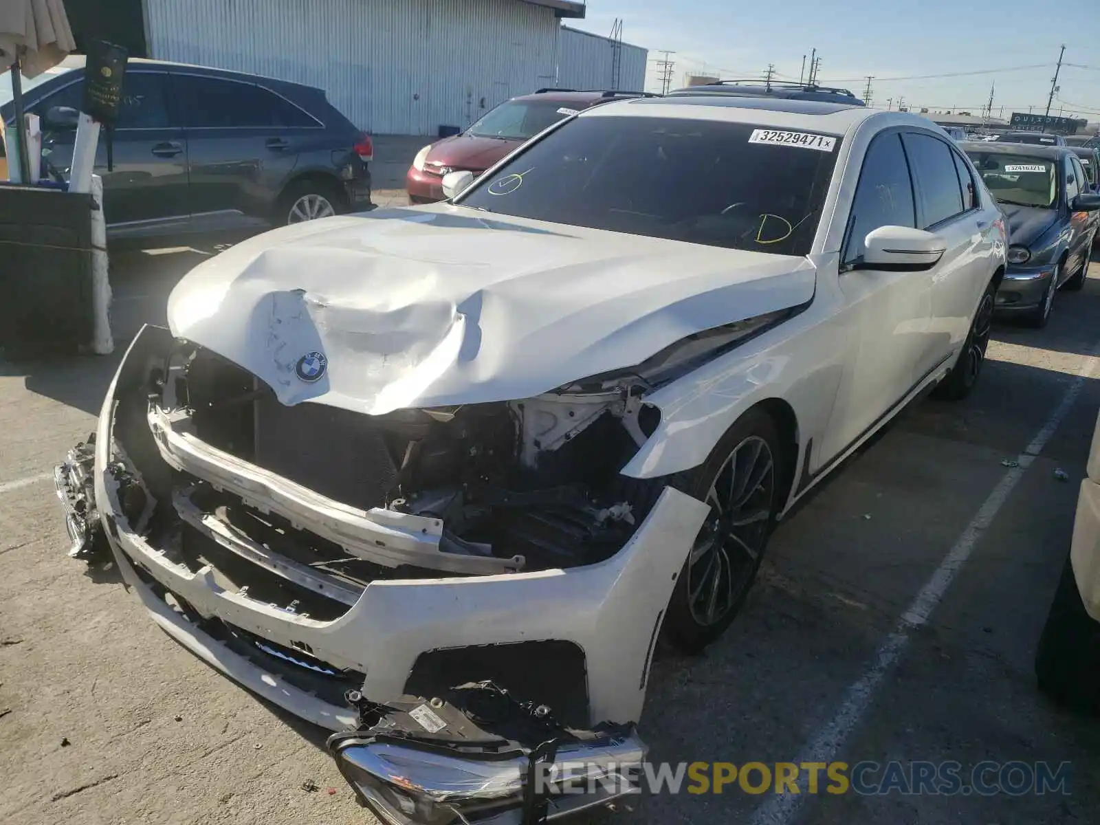 2 Photograph of a damaged car WBA7F0C54KGM24387 BMW 7 SERIES 2019