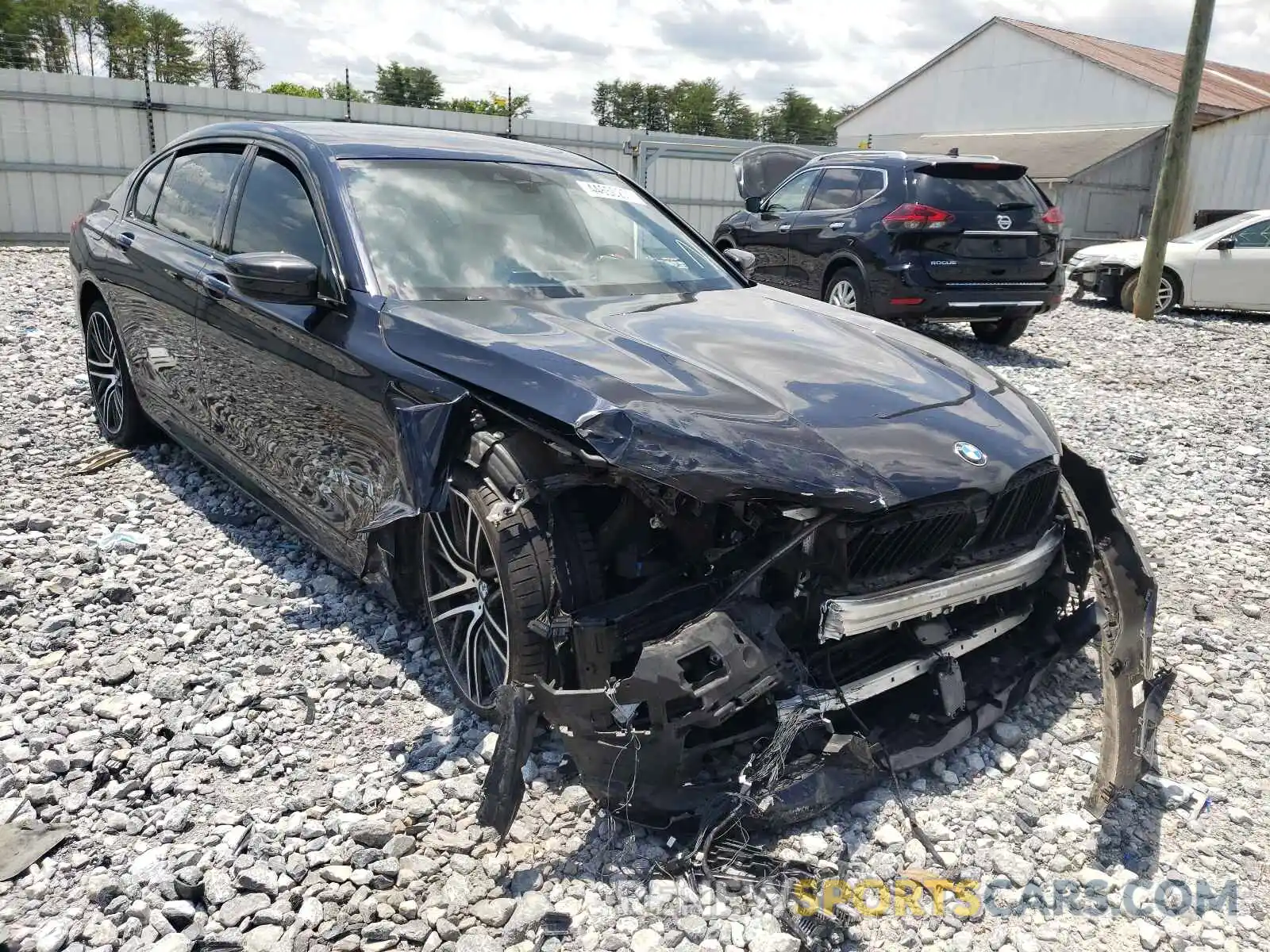 1 Photograph of a damaged car WBA7F0C54KGM25054 BMW 7 SERIES 2019