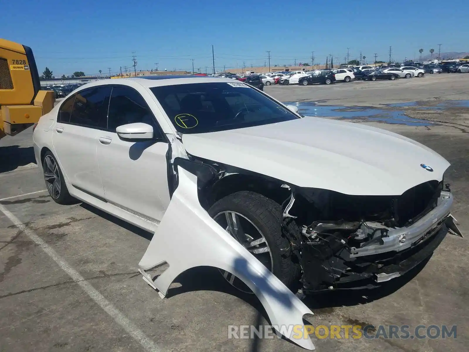 1 Фотография поврежденного автомобиля WBA7F0C59KGM24479 BMW 7 SERIES 2019