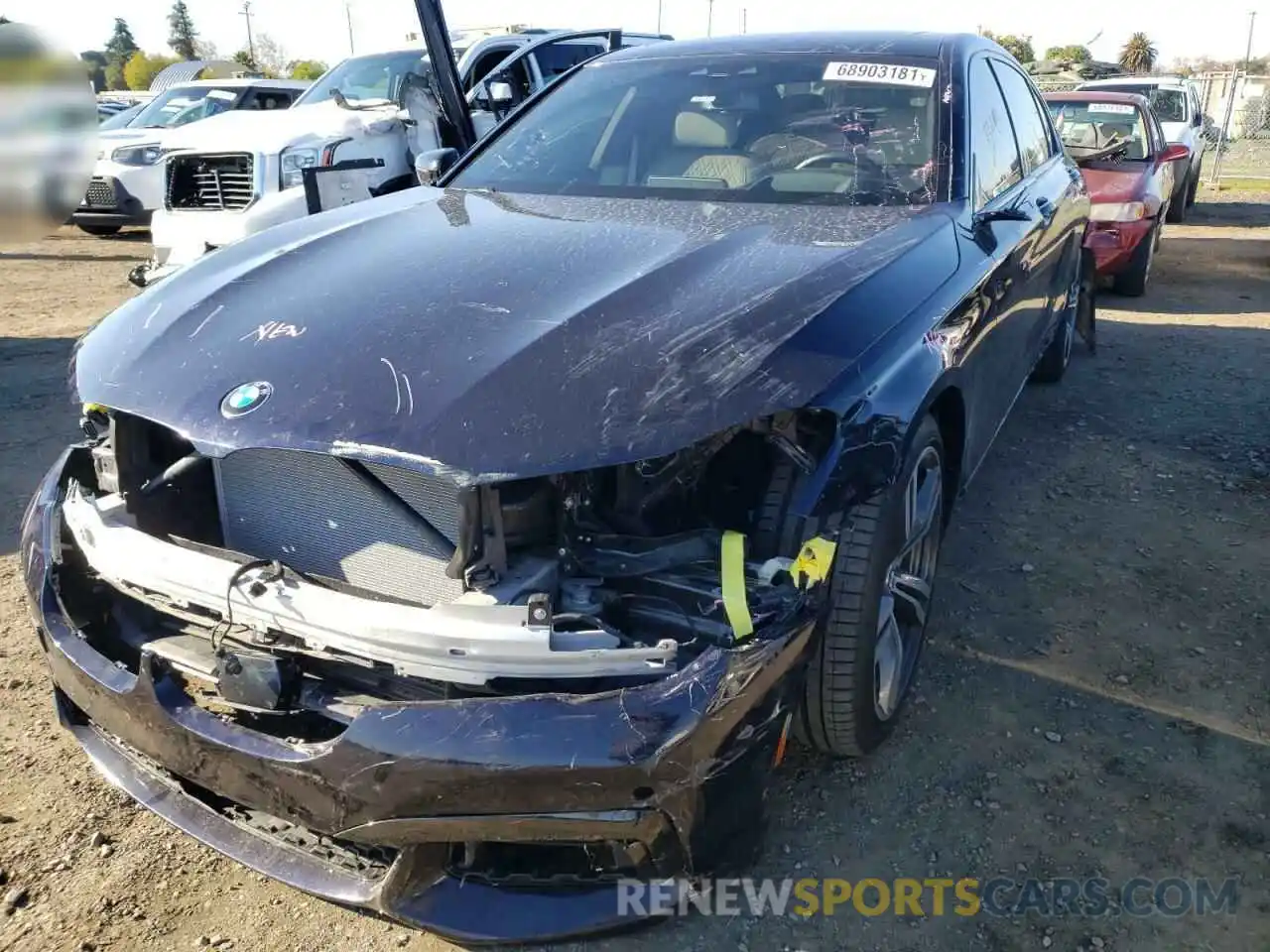 2 Photograph of a damaged car WBA7F0C59KGM25017 BMW 7 SERIES 2019