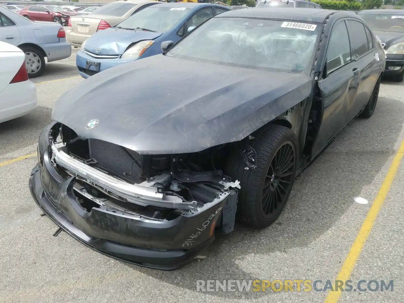 2 Photograph of a damaged car WBA7F2C11KB242362 BMW 7 SERIES 2019