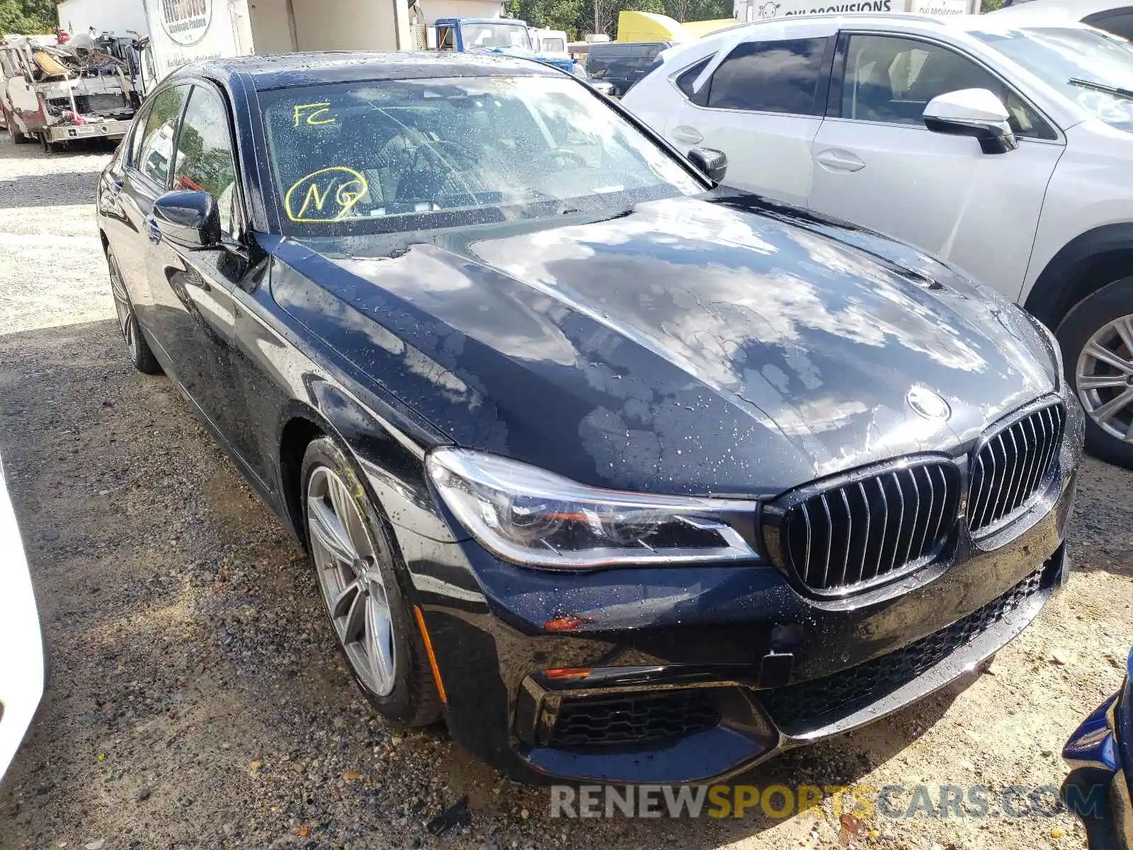 1 Photograph of a damaged car WBA7F2C50KB239956 BMW 7 SERIES 2019