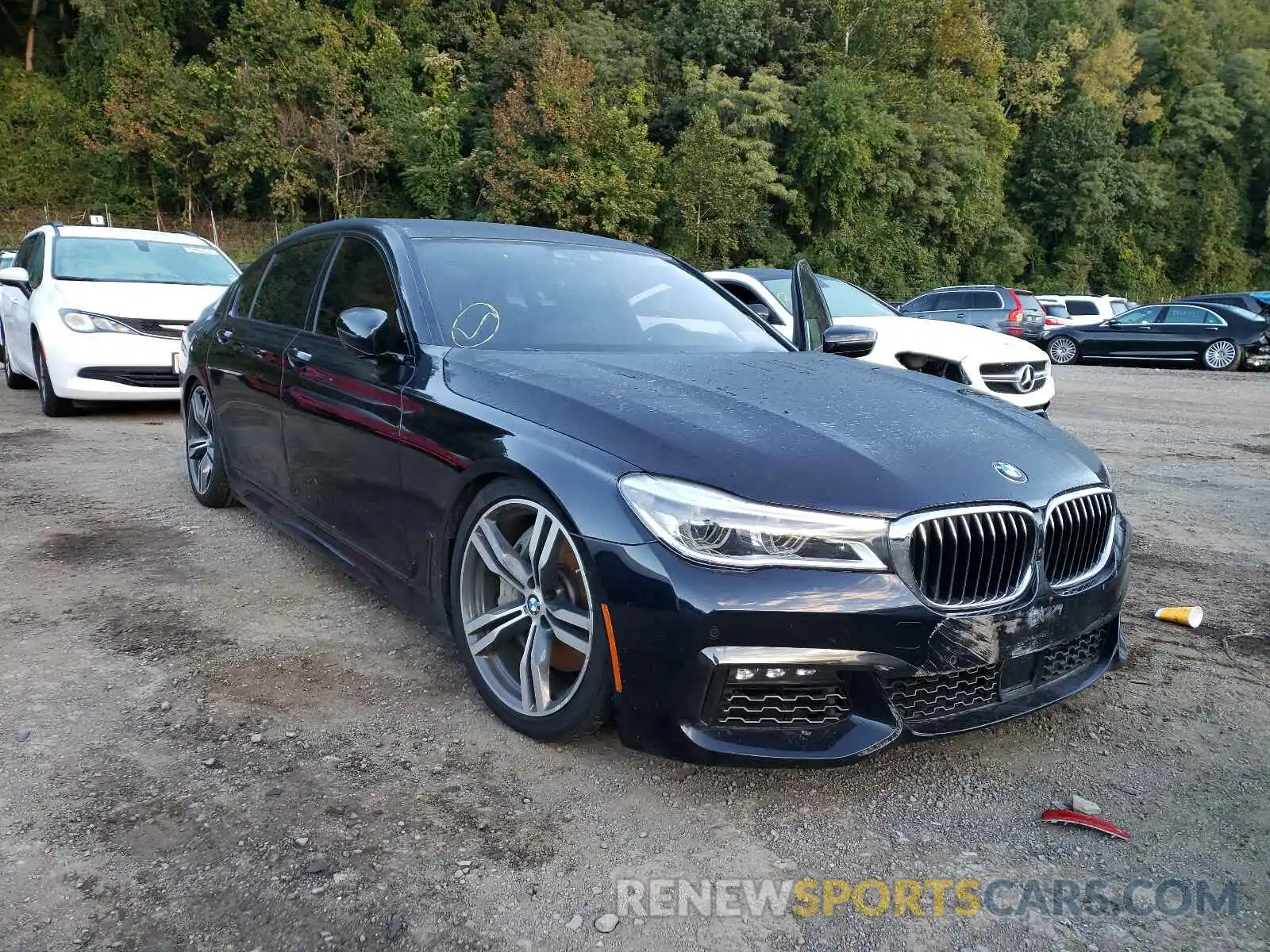 1 Photograph of a damaged car WBA7F2C50KB240590 BMW 7 SERIES 2019