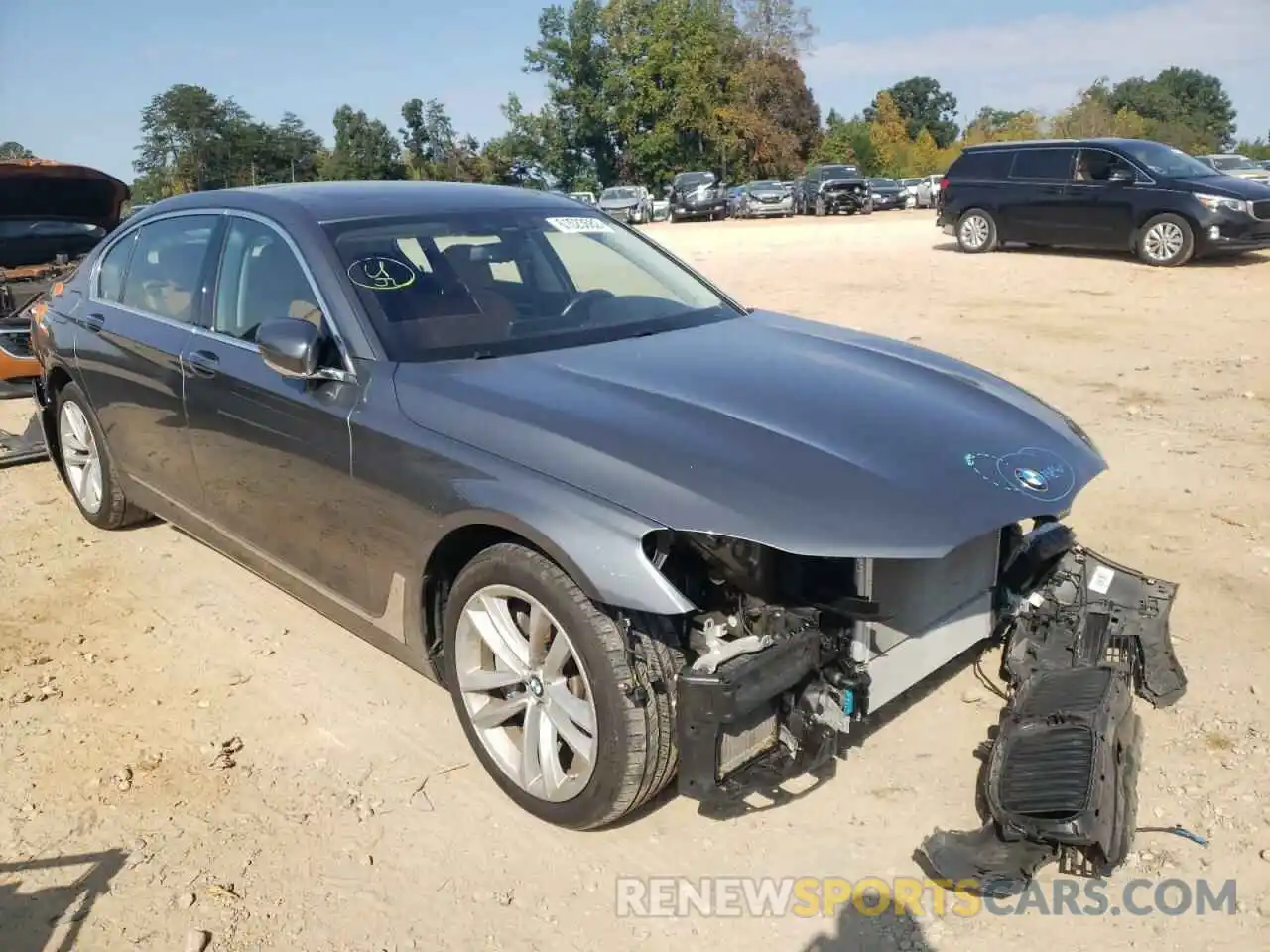 1 Photograph of a damaged car WBA7F2C51KB239271 BMW 7 SERIES 2019