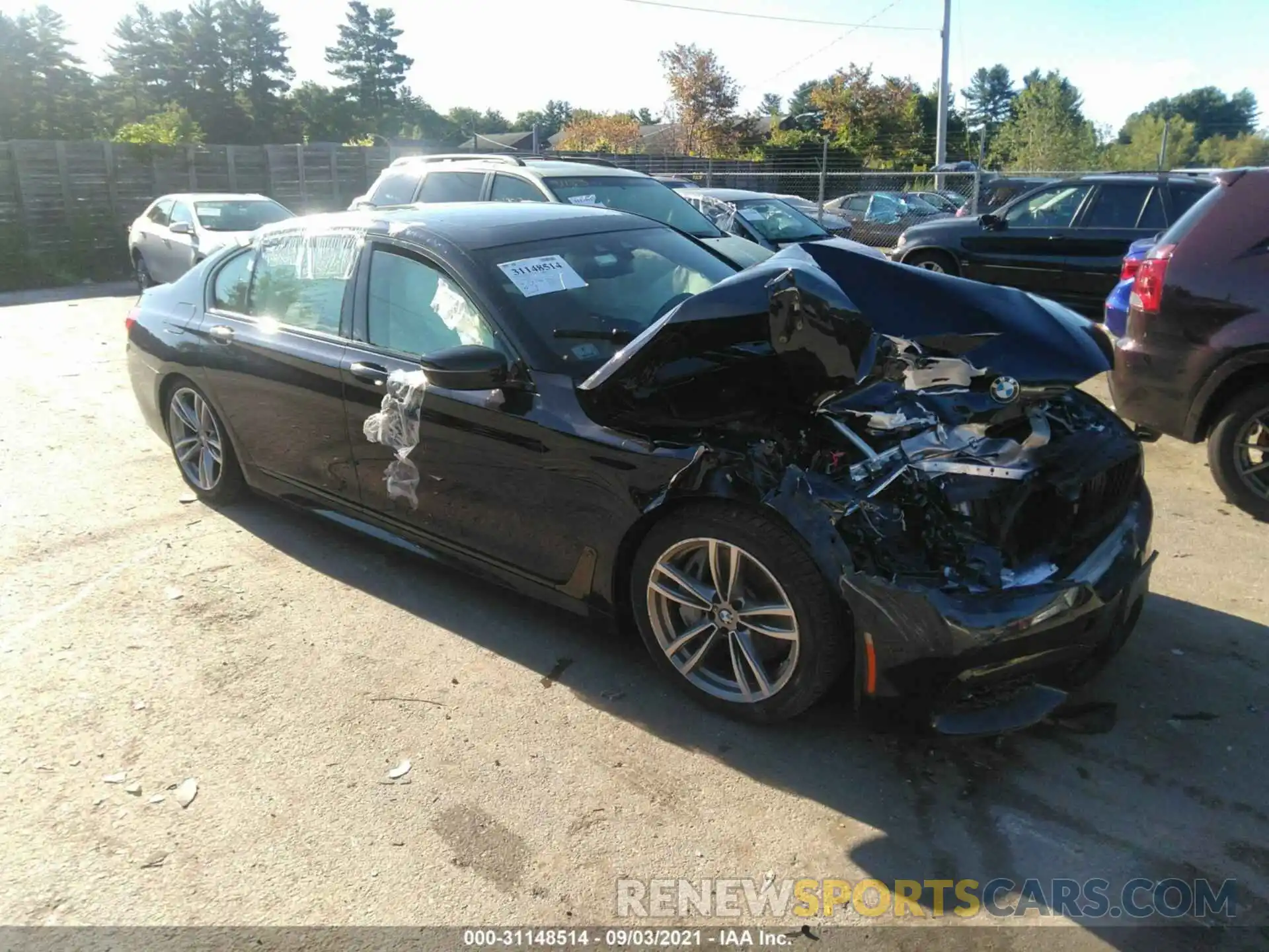 1 Photograph of a damaged car WBA7F2C51KB239965 BMW 7 SERIES 2019