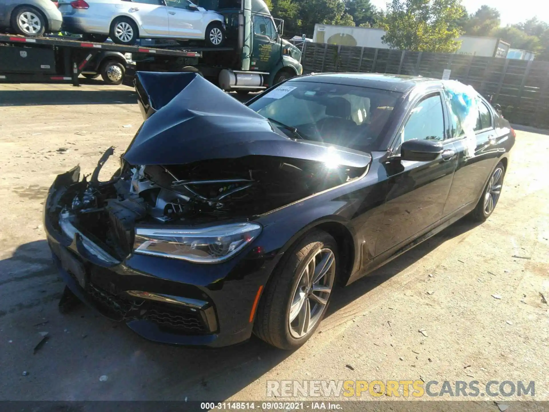 2 Photograph of a damaged car WBA7F2C51KB239965 BMW 7 SERIES 2019