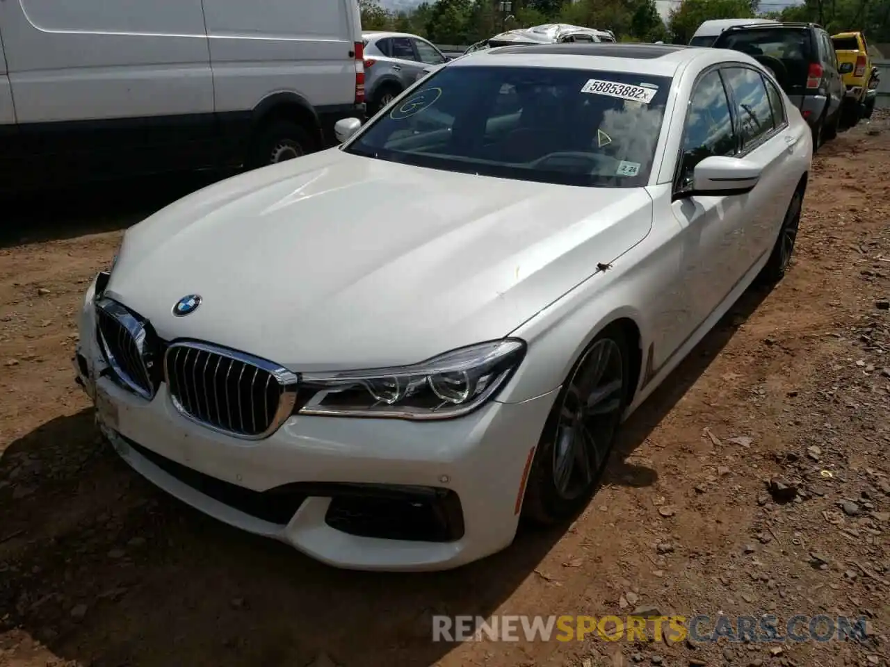 2 Photograph of a damaged car WBA7F2C52KB240204 BMW 7 SERIES 2019