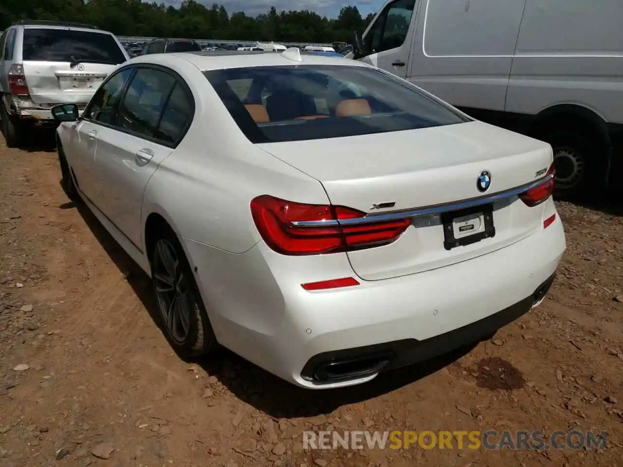 3 Photograph of a damaged car WBA7F2C52KB240204 BMW 7 SERIES 2019