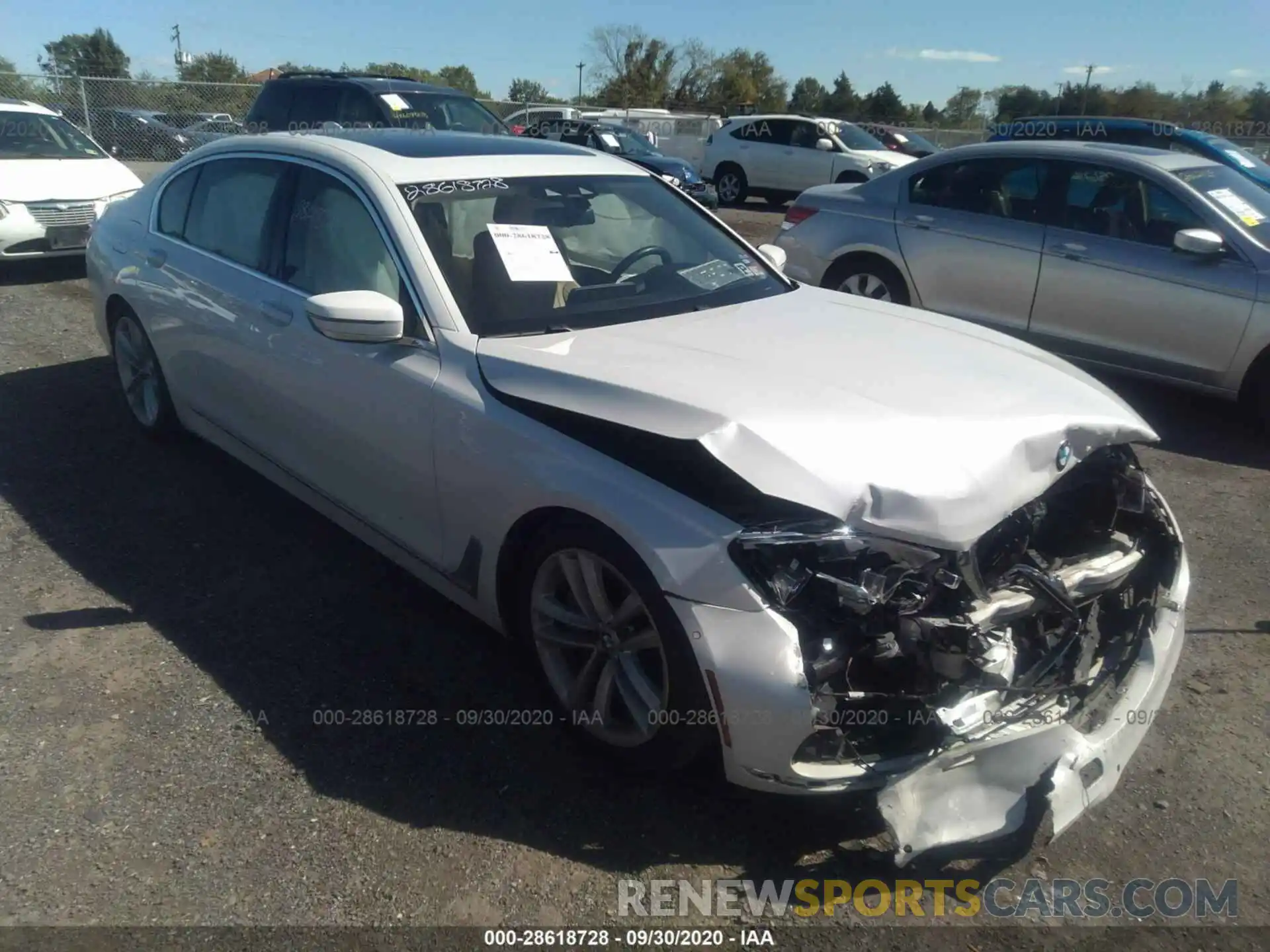1 Photograph of a damaged car WBA7F2C54KB239393 BMW 7 SERIES 2019