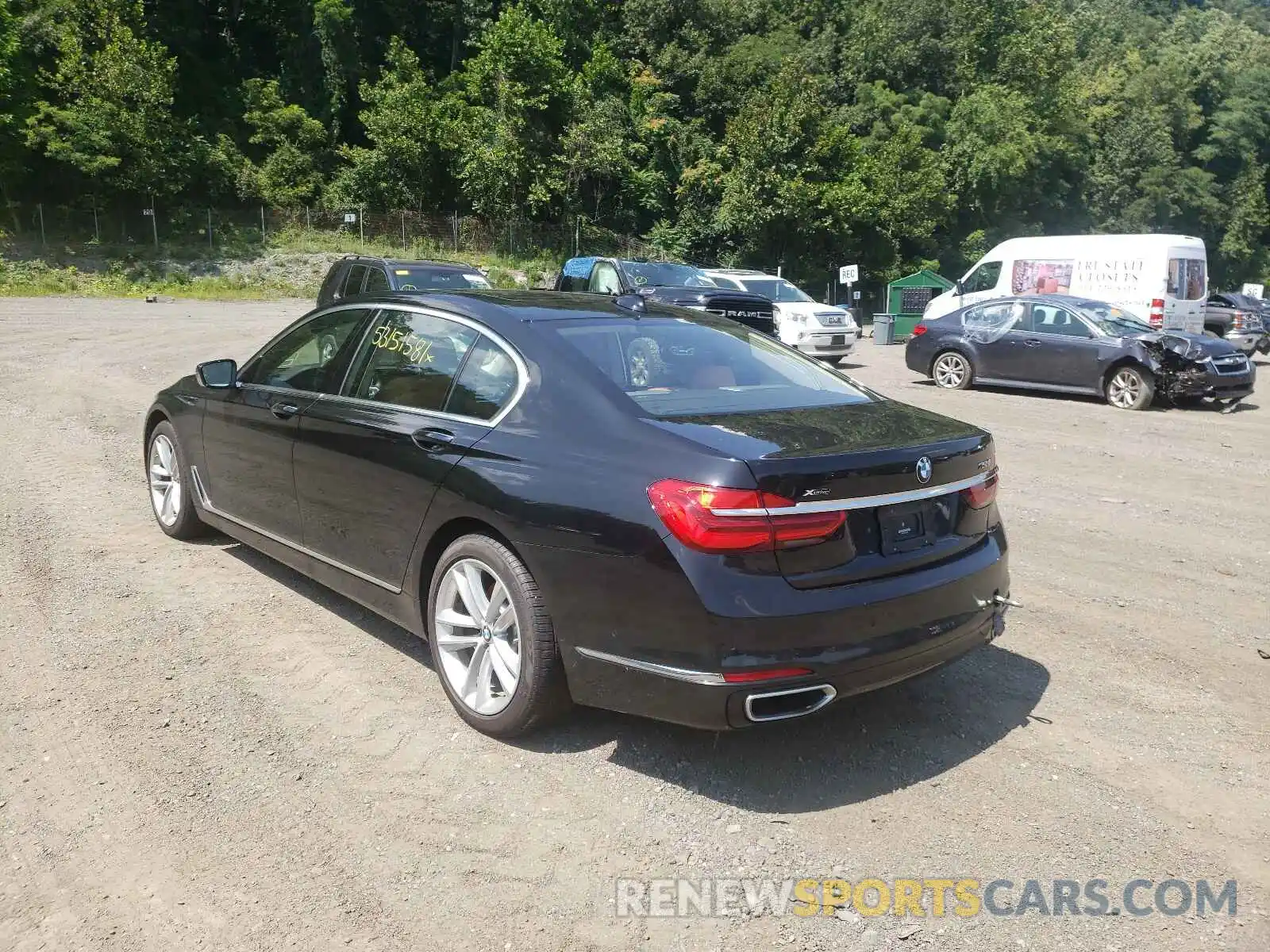 3 Photograph of a damaged car WBA7F2C54KB240222 BMW 7 SERIES 2019