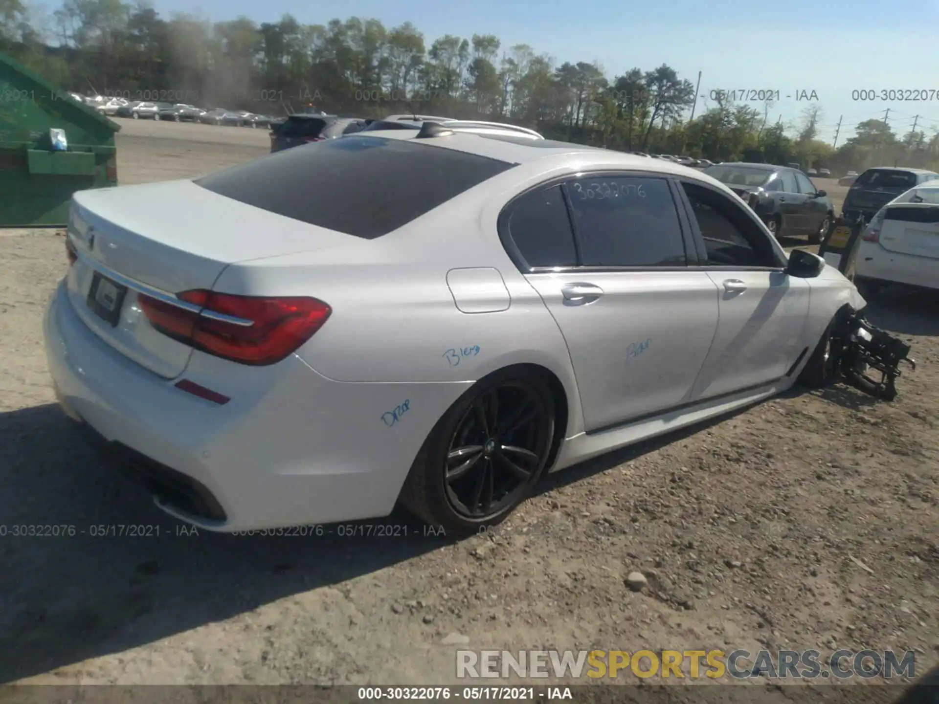 4 Photograph of a damaged car WBA7F2C55KB239080 BMW 7 SERIES 2019