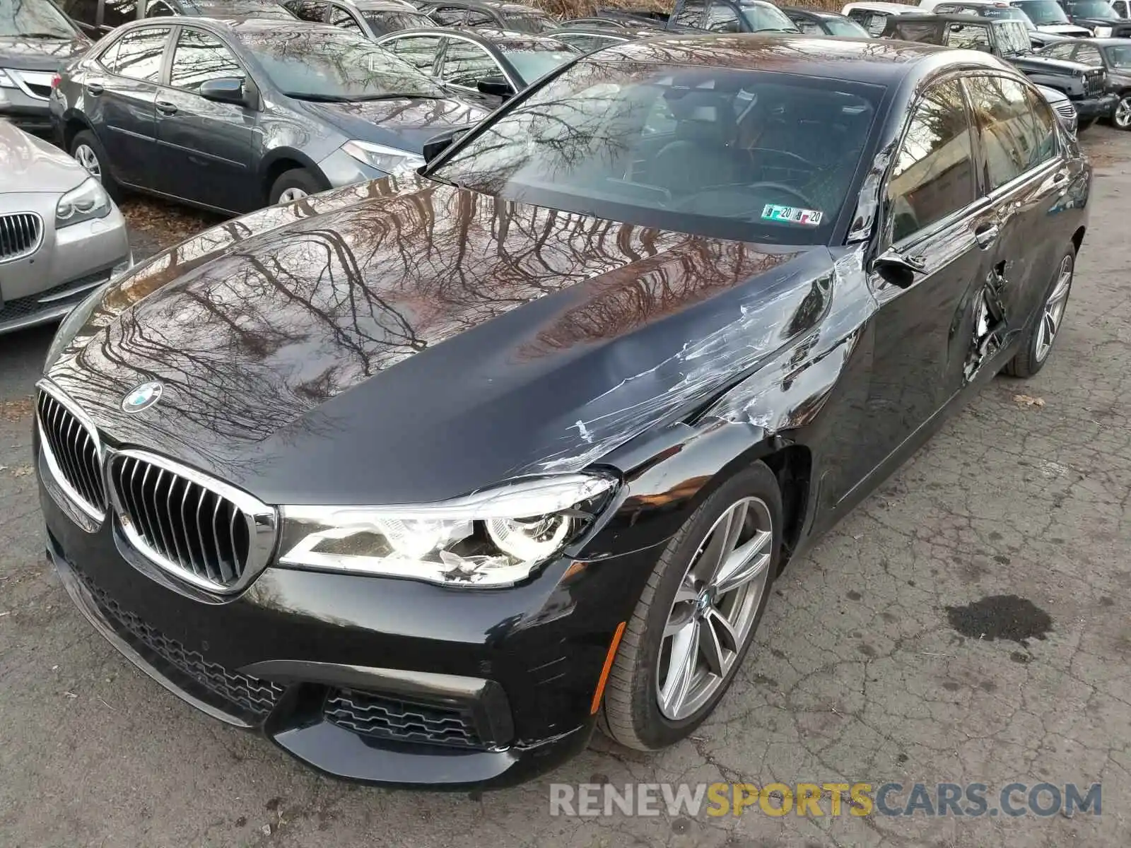 1 Photograph of a damaged car WBA7F2C55KB239774 BMW 7 SERIES 2019