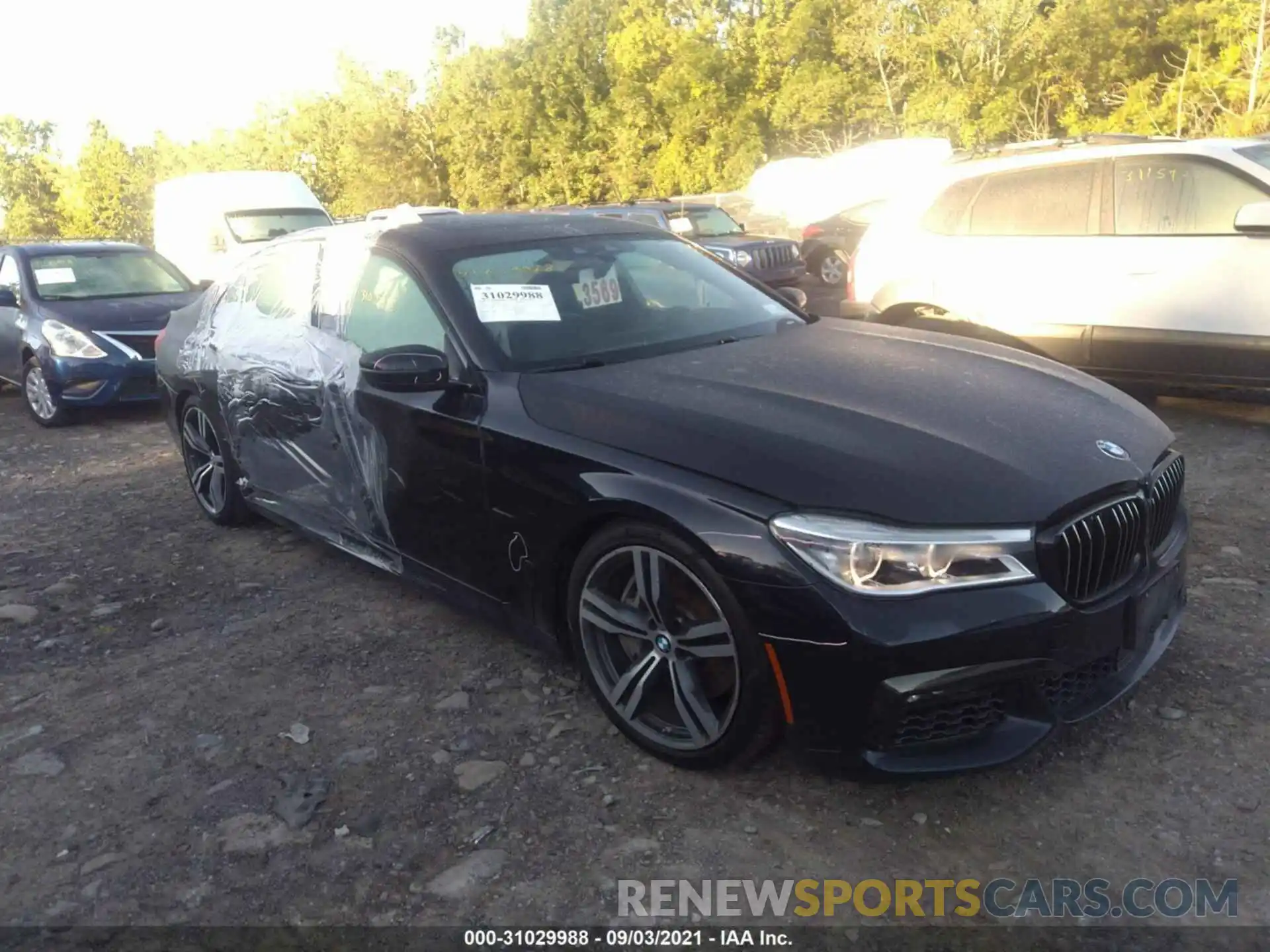 1 Photograph of a damaged car WBA7F2C55KB240178 BMW 7 SERIES 2019