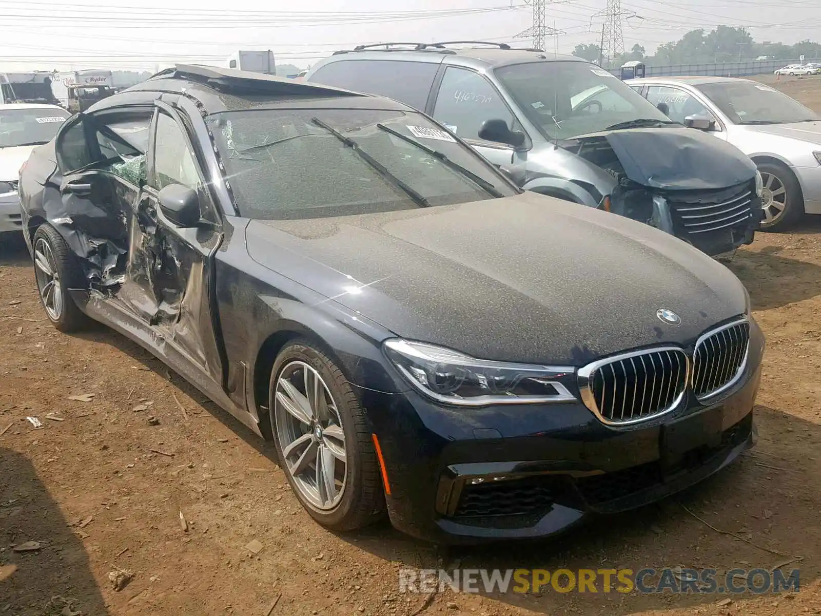 1 Photograph of a damaged car WBA7F2C55KB240553 BMW 7 SERIES 2019