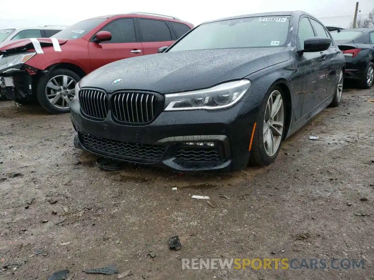 2 Фотография поврежденного автомобиля WBA7F2C56KB240531 BMW 7 SERIES 2019