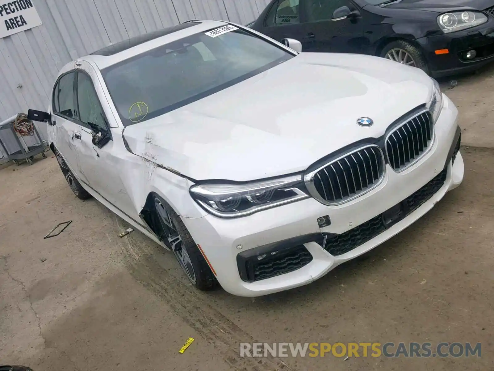 1 Фотография поврежденного автомобиля WBA7F2C58KB240014 BMW 7 SERIES 2019