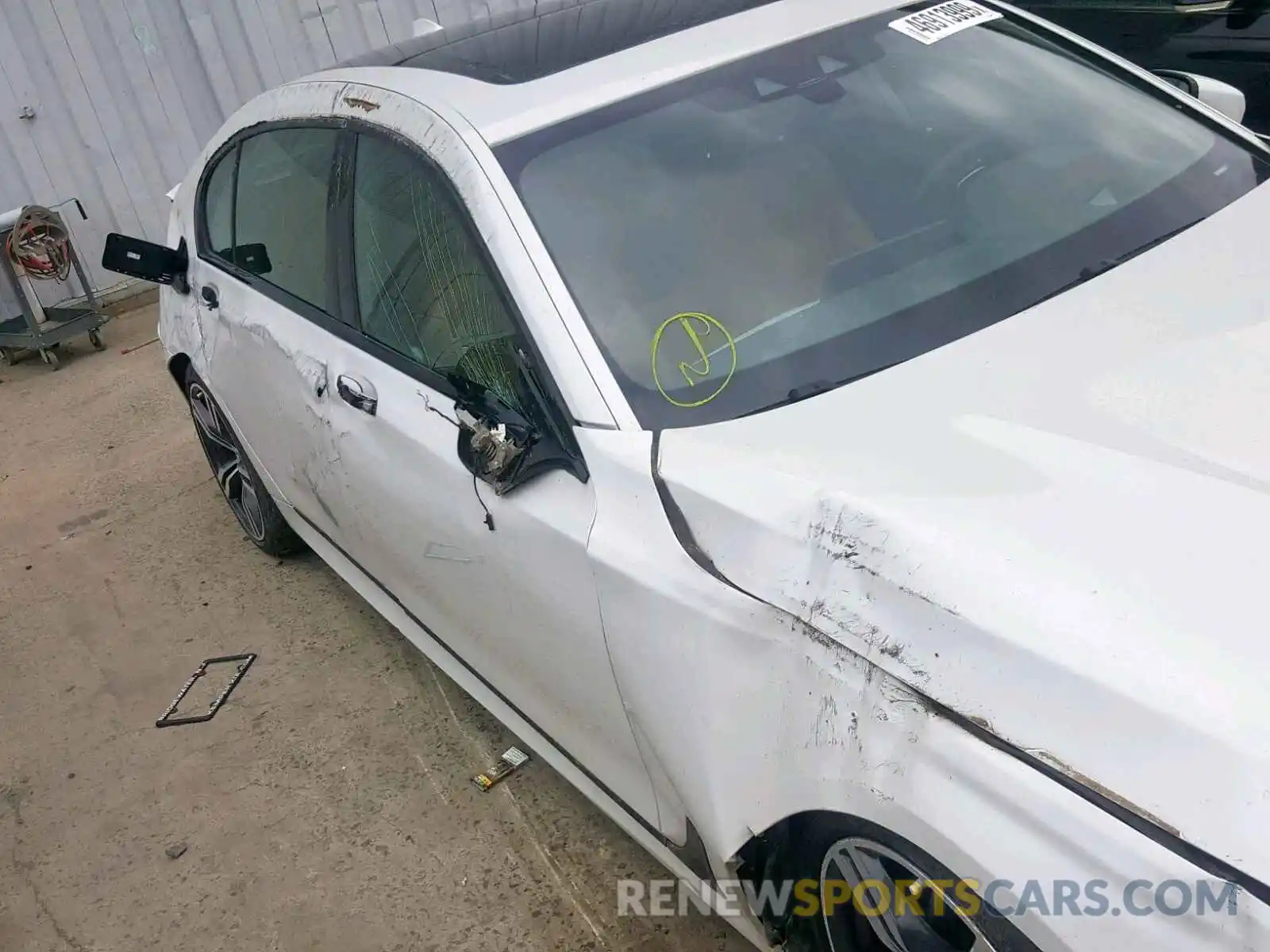 9 Фотография поврежденного автомобиля WBA7F2C58KB240014 BMW 7 SERIES 2019